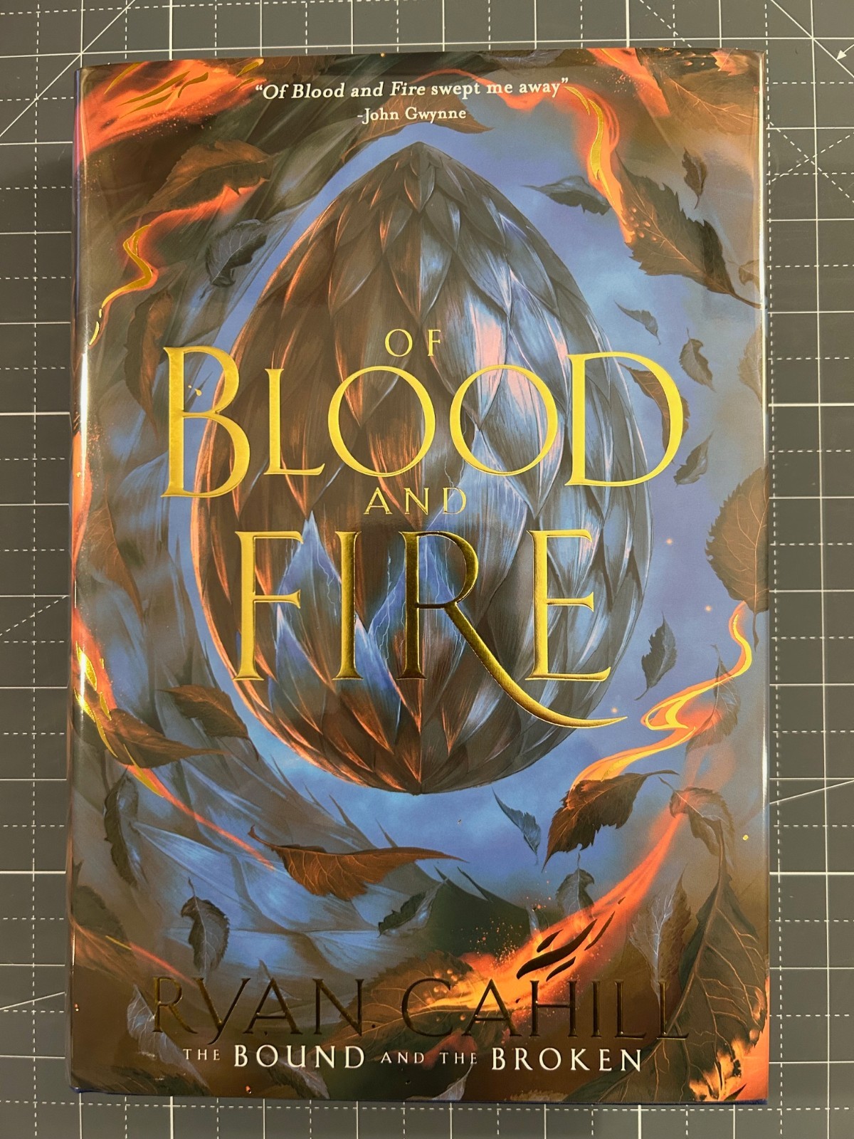 Of Blood and Fire Inkstone/Broken Binding Edition – Ryan Cahill Signed /1000 NEW