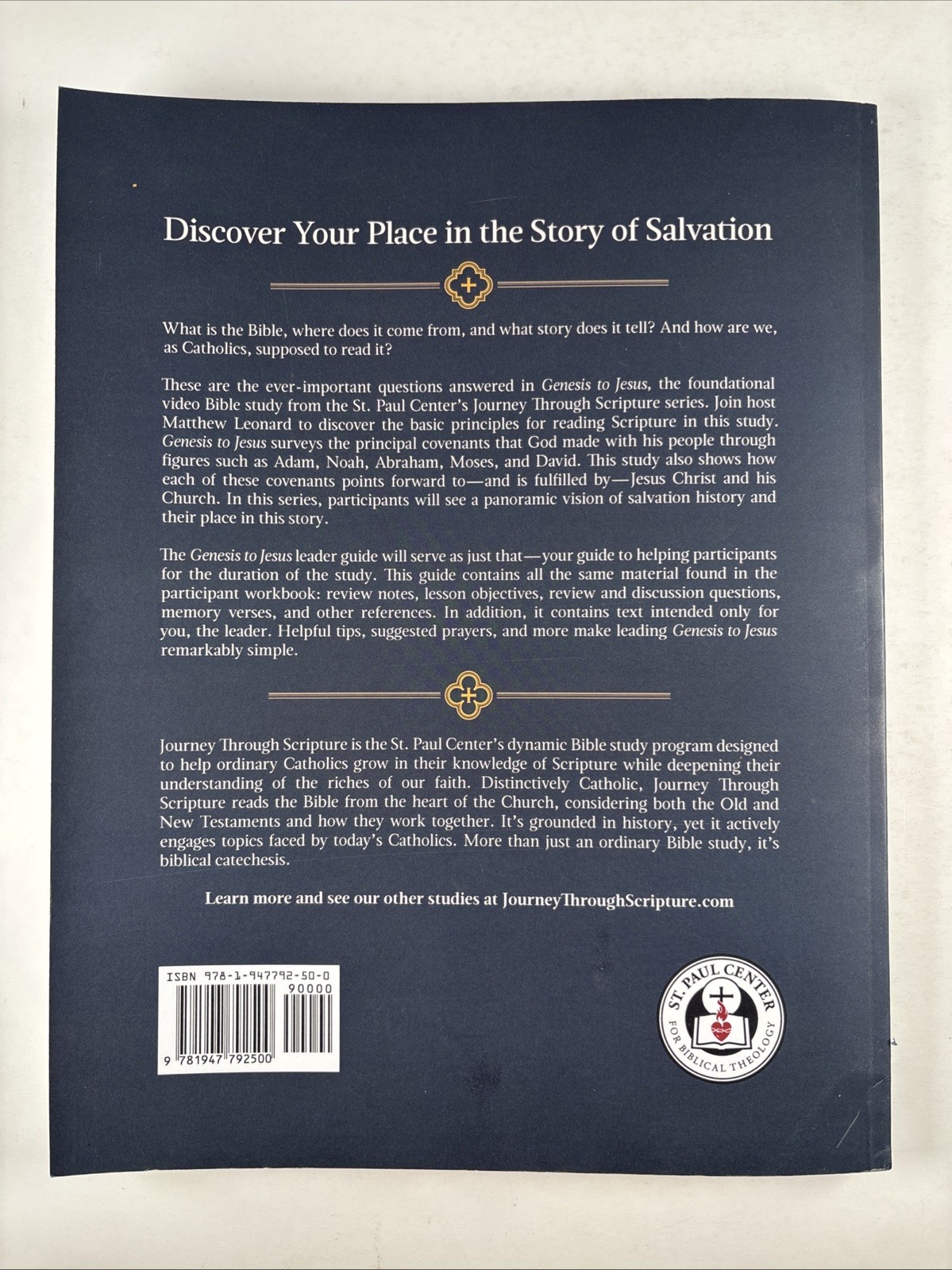 Genesis To Jesus: Journey Through Scripture DVDs, Leader Guide, 4 Workbooks