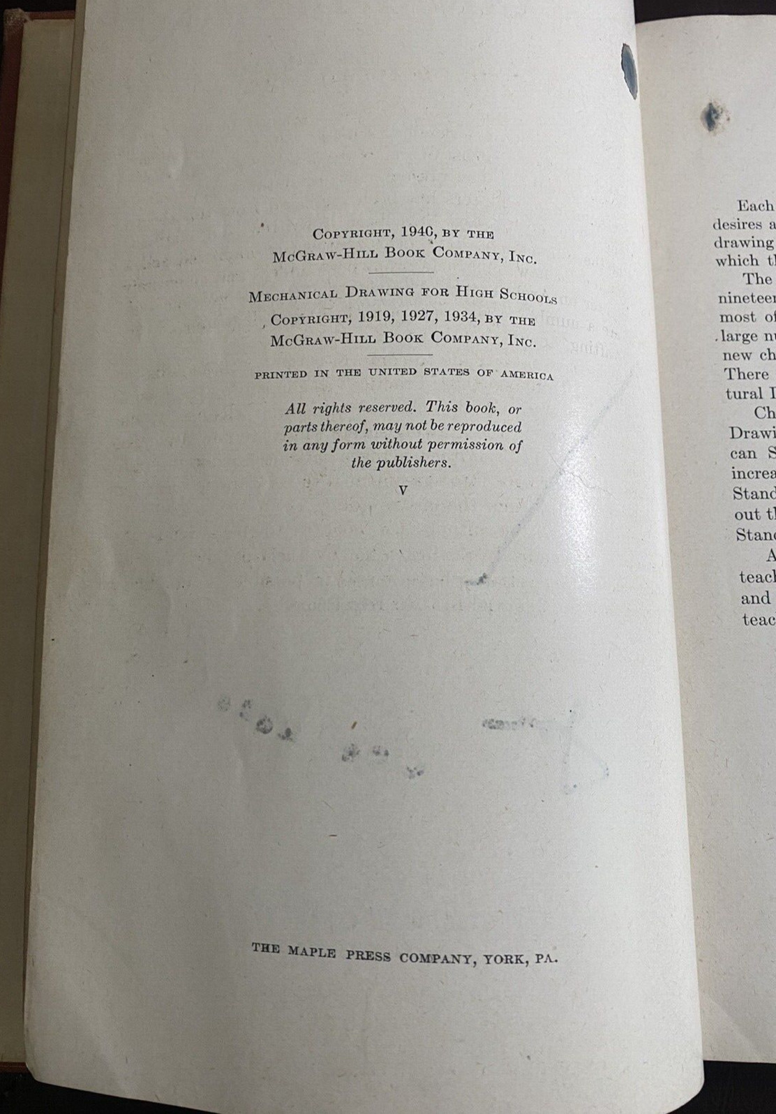 Mechanical Drawing, A Text with Problem Layouts By French and Svensen