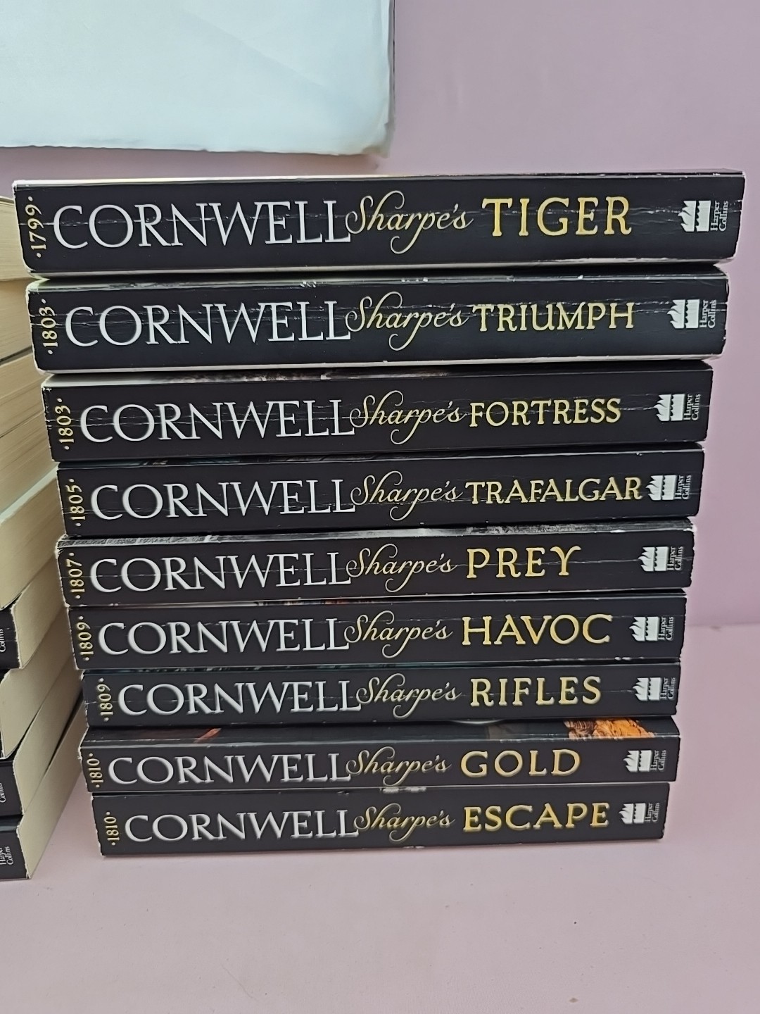 Lot of 18 Bernard Cornwell Sharpe’s Novels Paperback