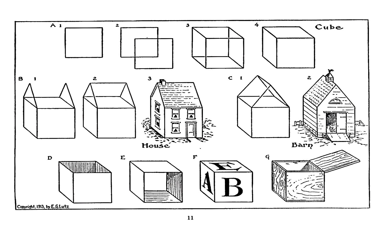 What To Draw And How To Draw It „1913“ 76 Pages