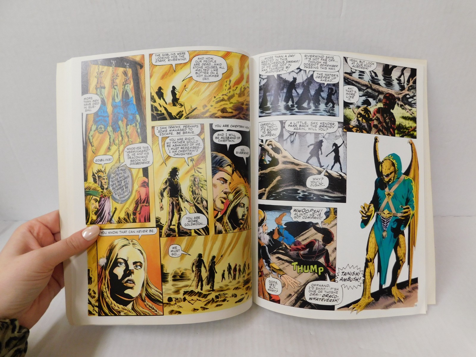 TSR Graphic Novel DRAGONLANCE Saga Book 1 PB Roy Thomas & Thomas Yeates 1987 1st