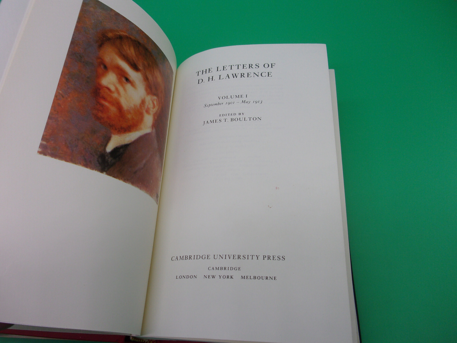 THE LETTERS OF D. H. LAWRENCE Volume 1 HC DJ – D. H. Lawrence & James T. Boulton