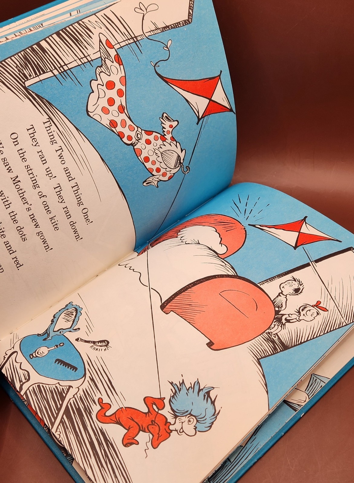 Vintage 1957 Dr. Seuss The Cat in the Hat Beginner Books Hardcover VG Clean