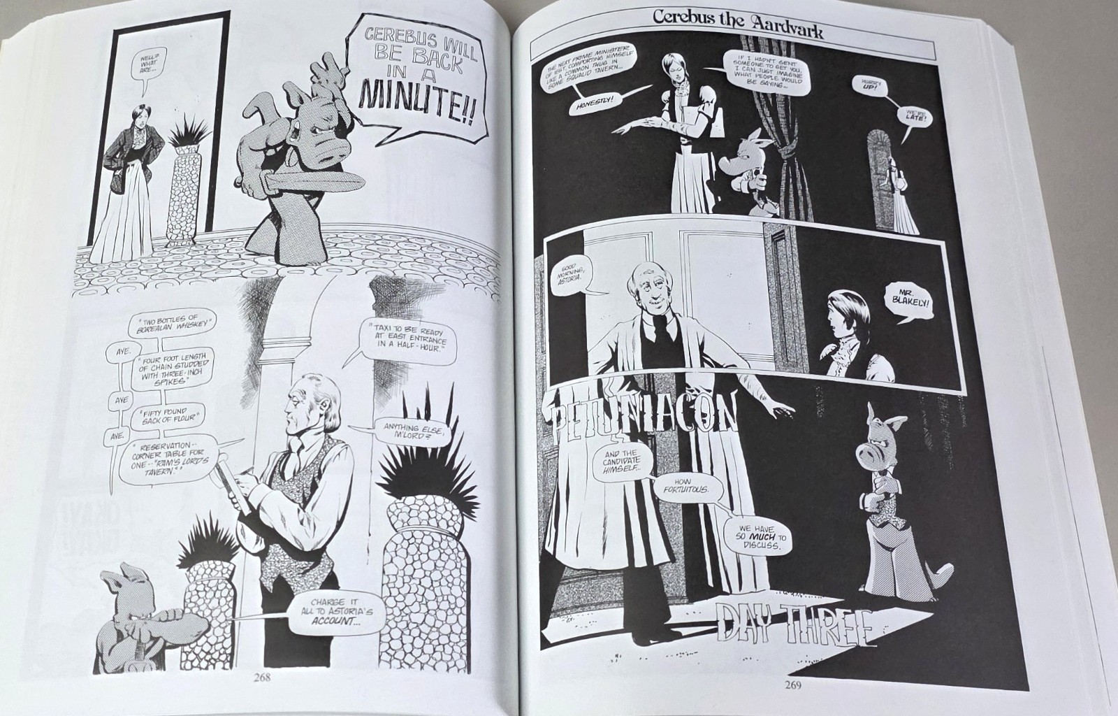 CEREBUS Book 2: HIGH SOCIETY (Remastered 2020 Edition TPB SC GN TP ~ Dave Sim)