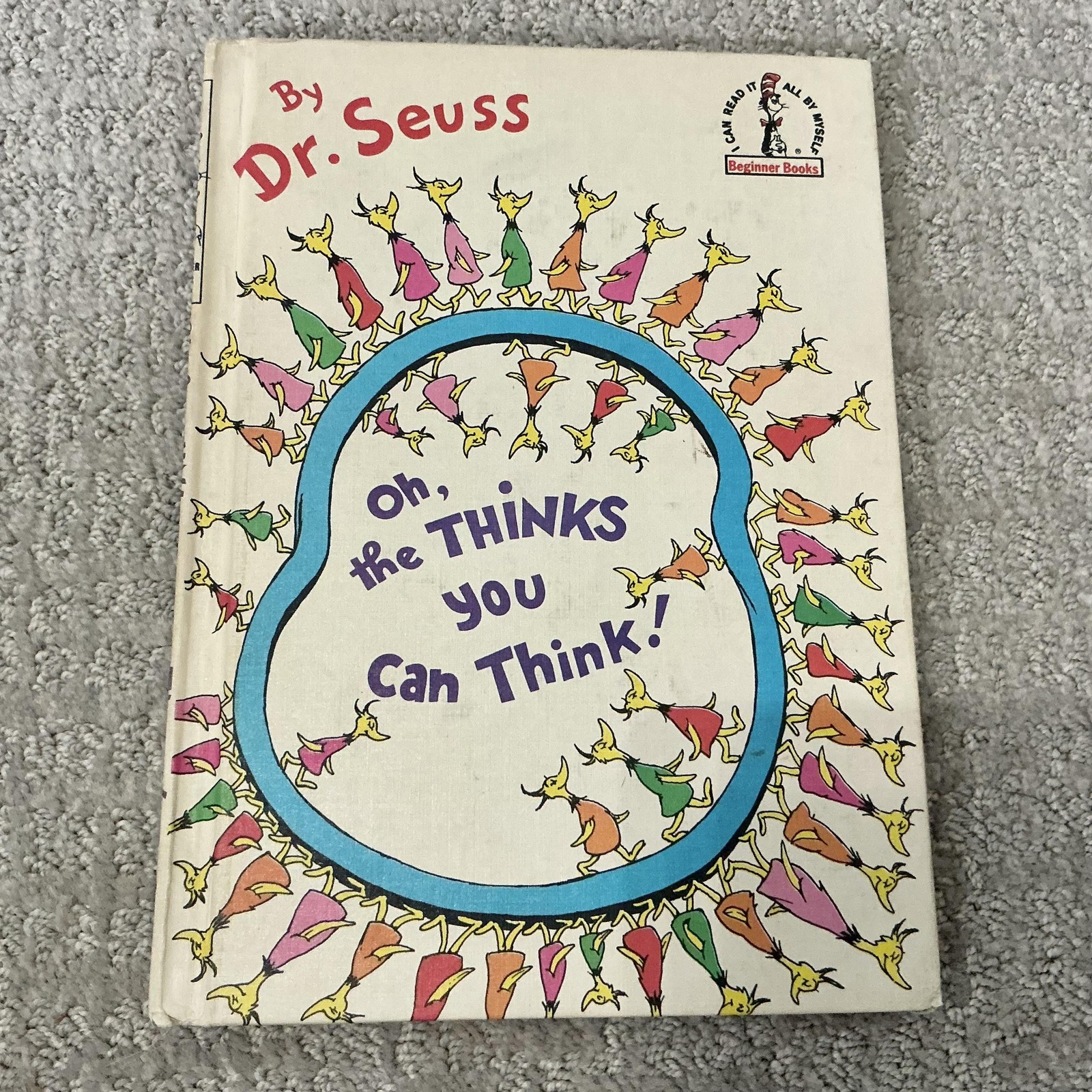 Vintage Dr Seuss Beginner Books 11 HC Lot Cat Hat Green Eggs Random Multicolor