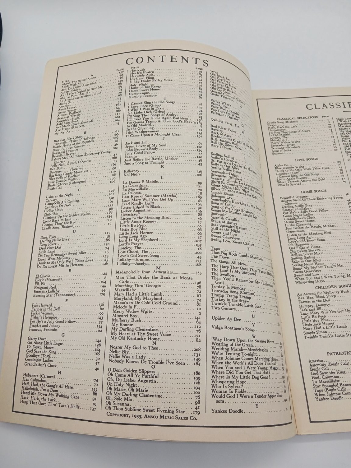 Everybody’s Favorite Songs 1933 Amsco Music Publishing Over 200 Songs