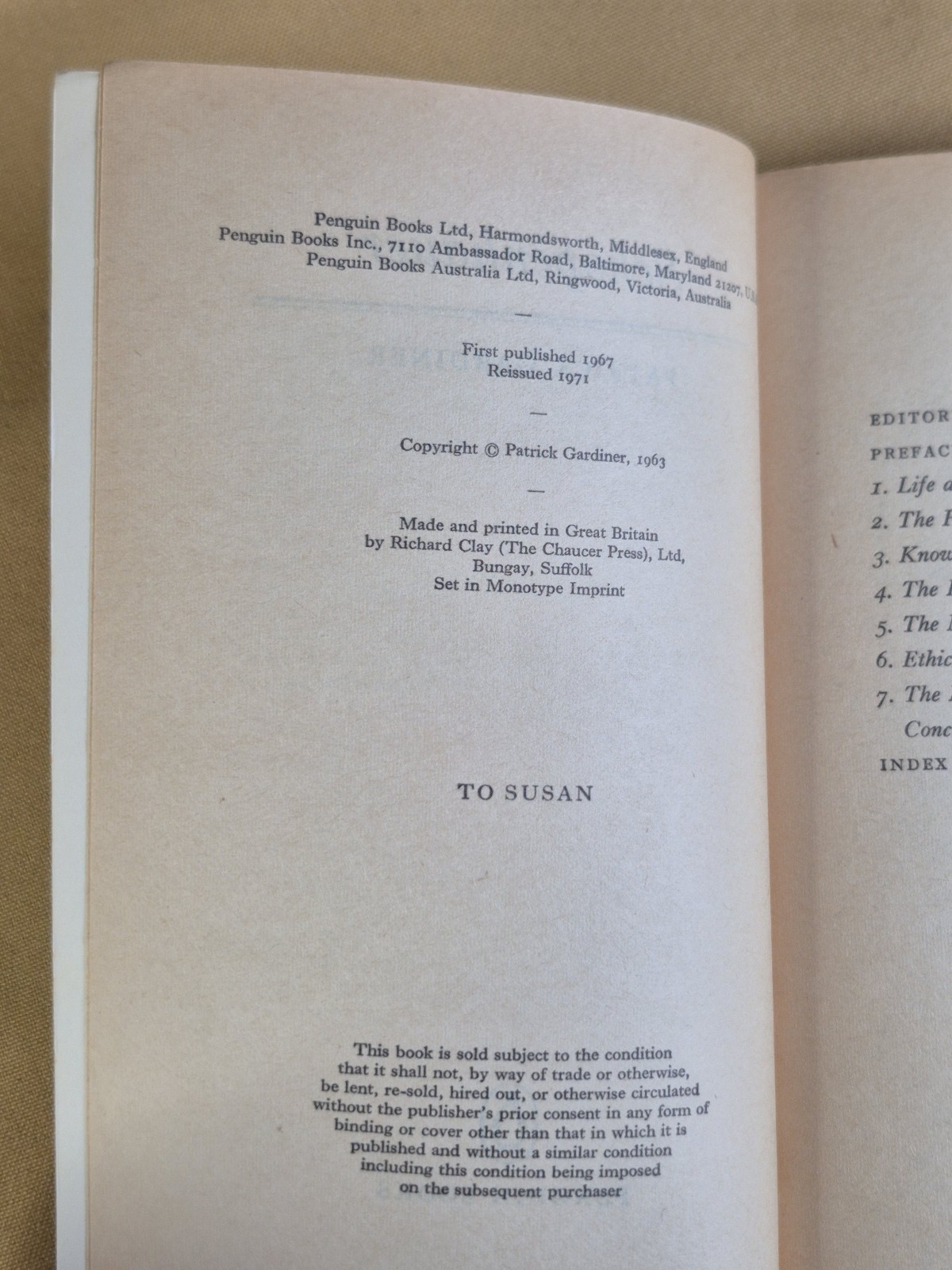 Schopenhauer – A Pelican Original – Patrick Gardiner – Penguin 1971 Mass Market