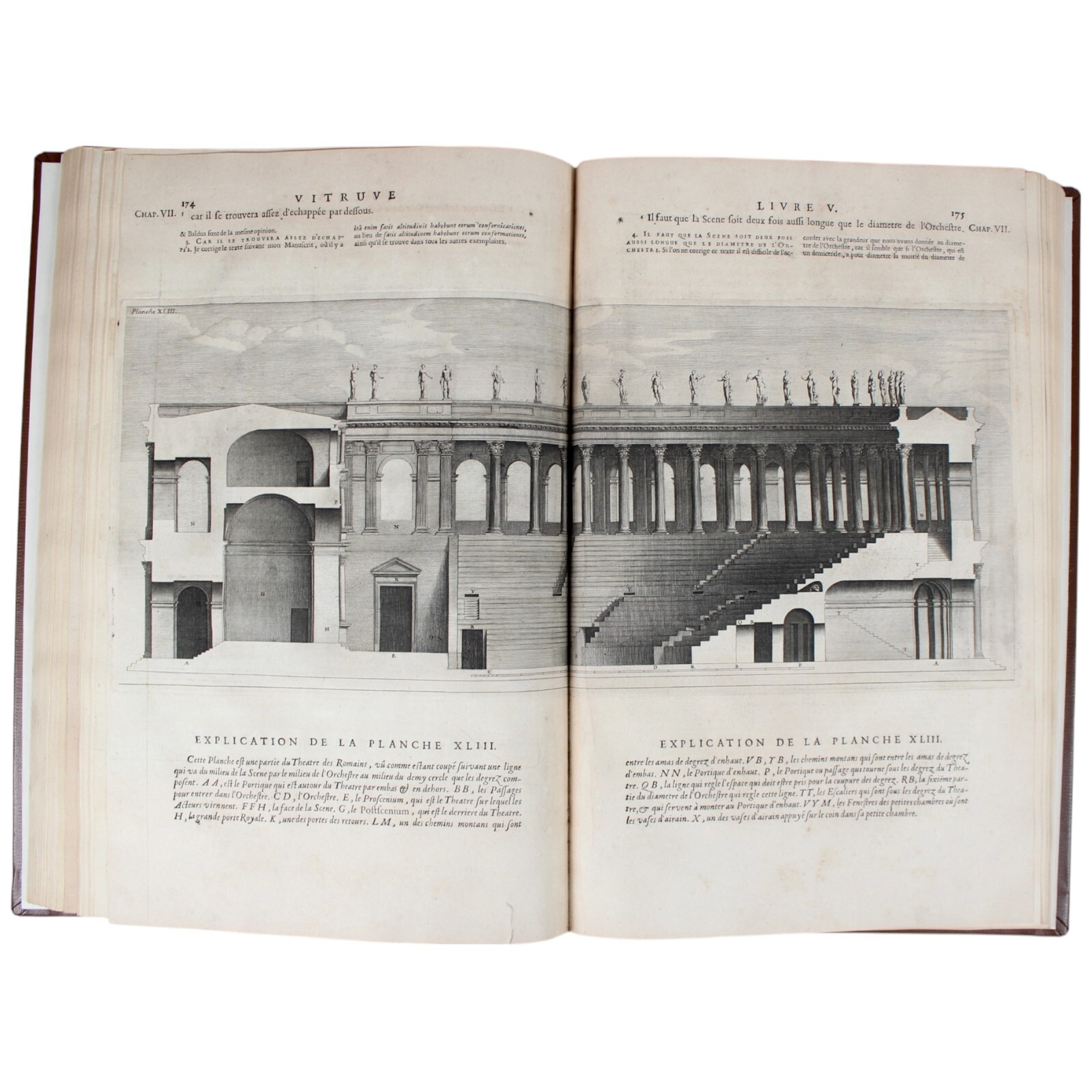 1684 Architecture VITRUVIUS Ten Books 2nd Ed Enlightenment Renaissance Engraving