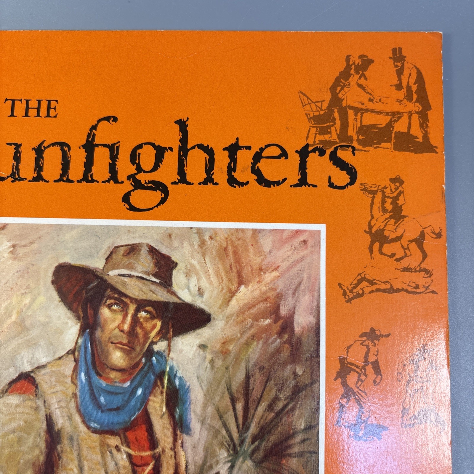 The Gunfighters Lea F McCarty 1959 Illustrated Color Prints Vintage Western