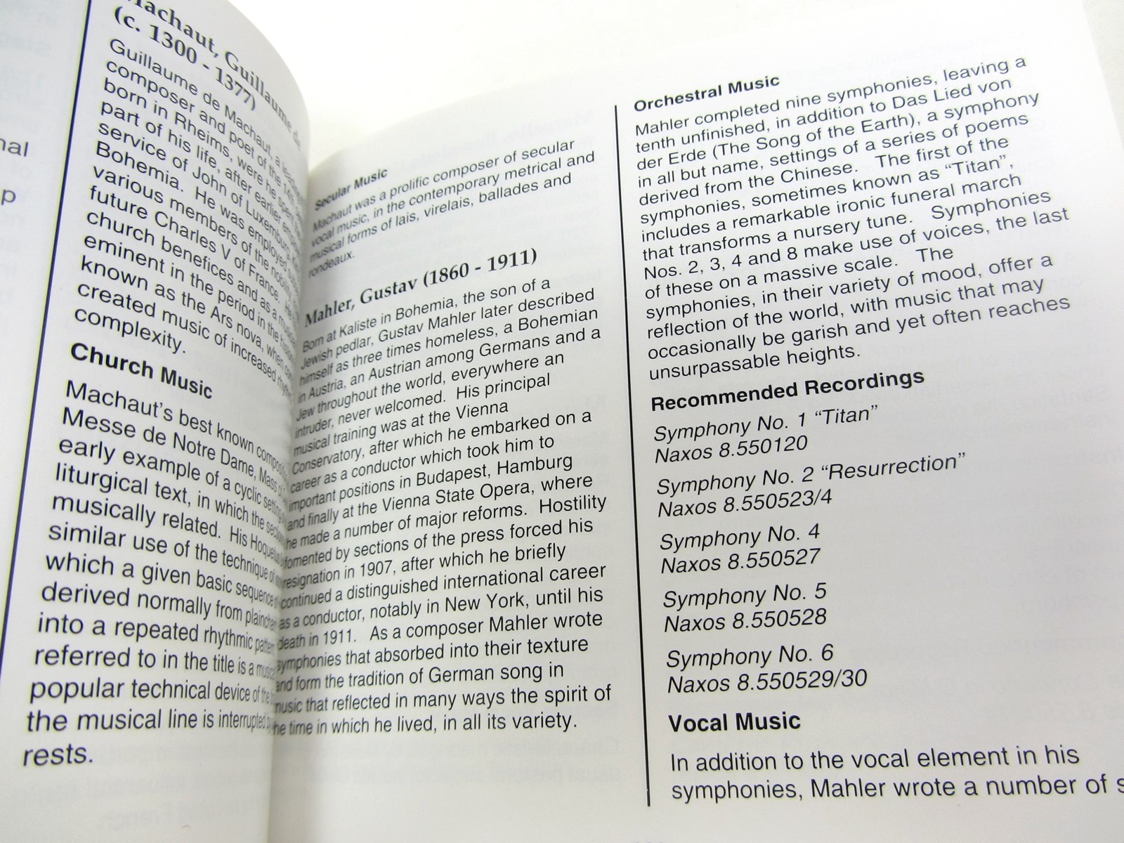 THE ABC of Classical Music Composers & Work by Keith Anderson 269 pages 5.5″x5