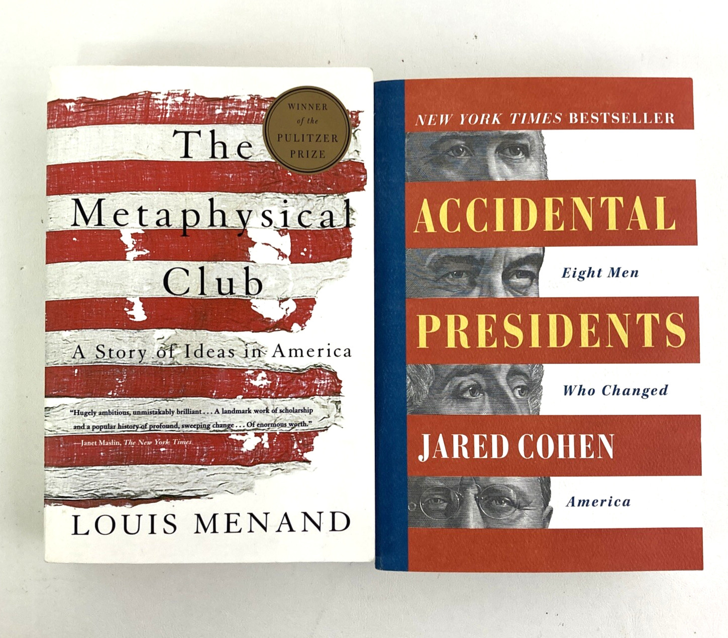 Lot of 2 Books about Ideas that Changed America Louis Menand Jared Cohen