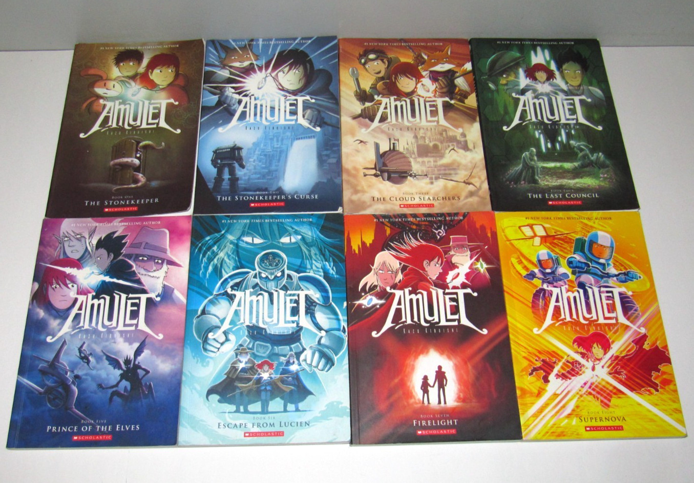 Amulet #1-8 Kazu Kibuishi TPB Scholasic Graphix