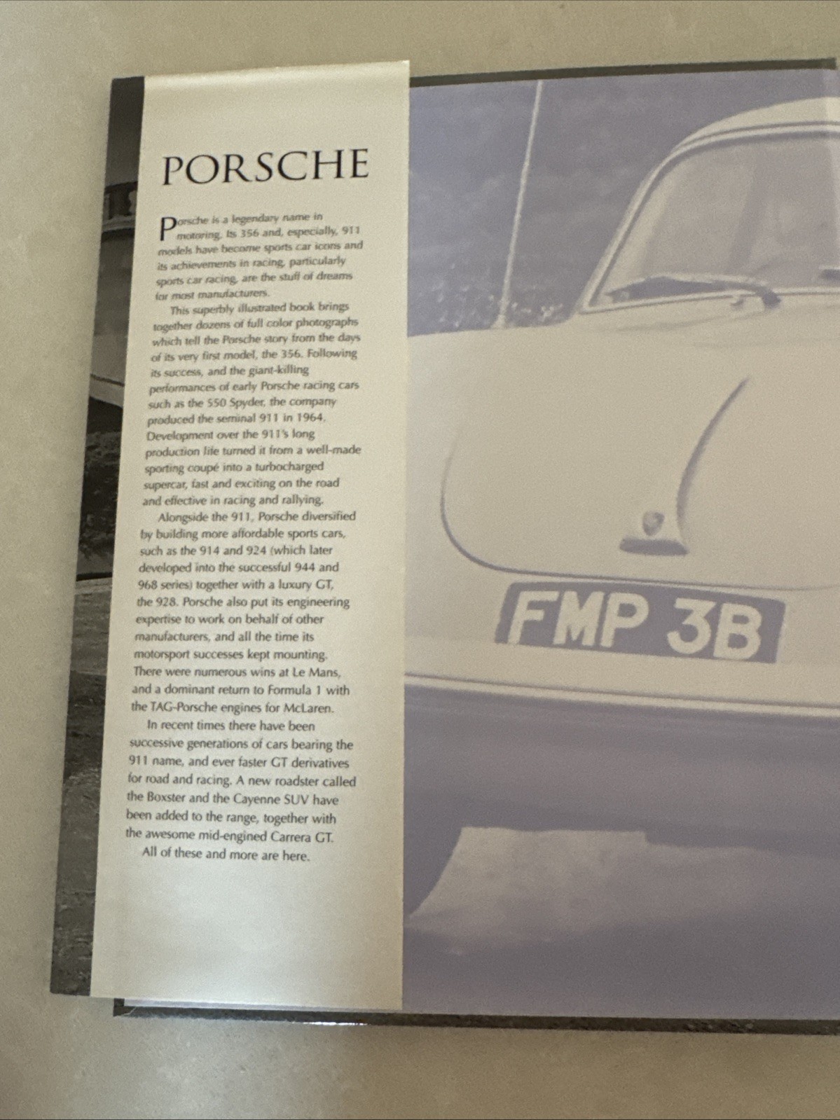 PORSCHE FROM THE LEGENDARY 356 TO THE CLASSIC 911, 2005 HARDBOUND BOOK