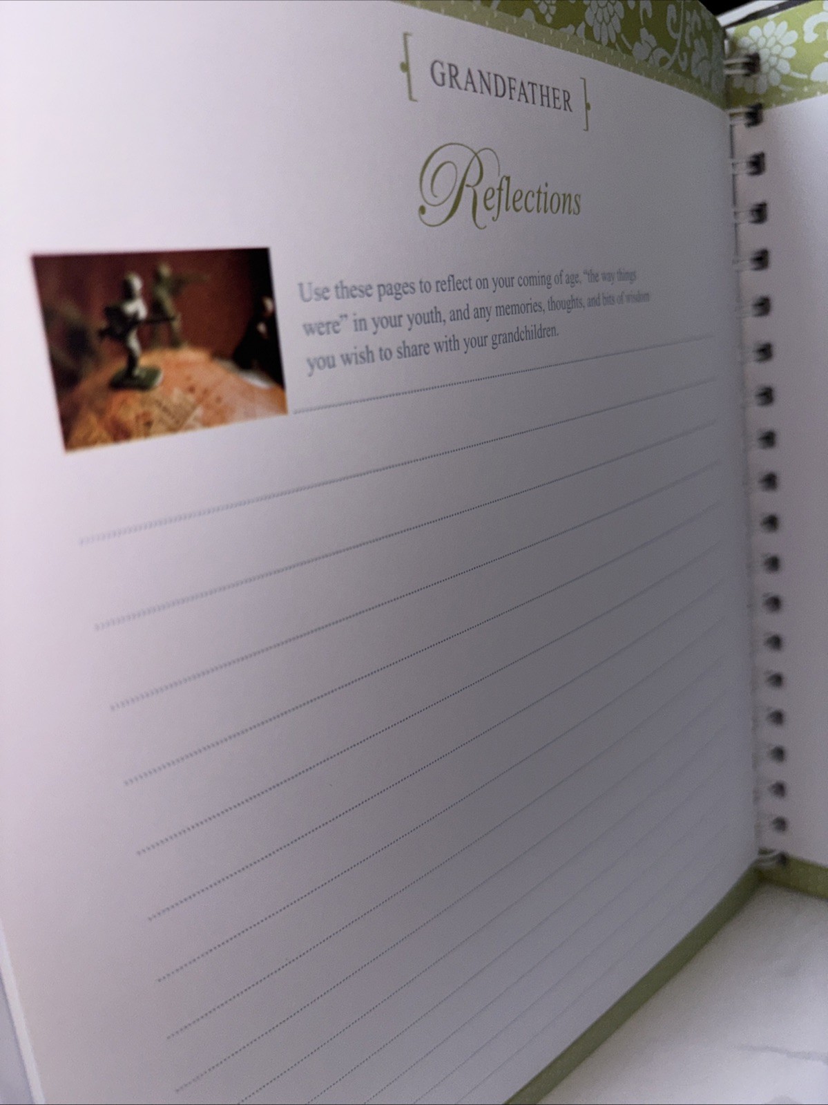 Grandparent’s Book of Shared Memories, Hardback, Keepsake, 10.5×9.75” Unused