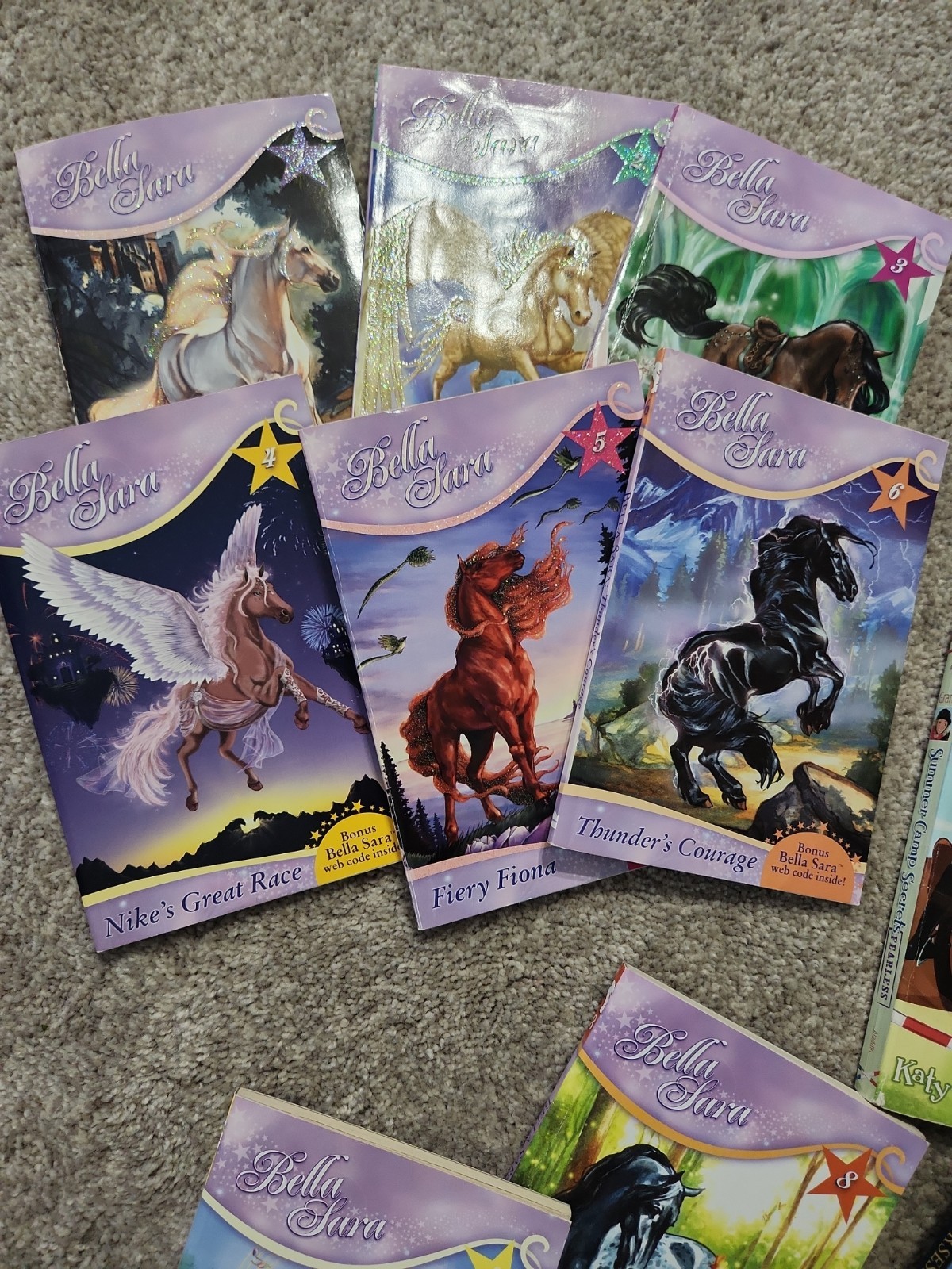 10 Horse Books Kids YA Bella Sara Series Kathryn Lasky Summer Camp Secrets