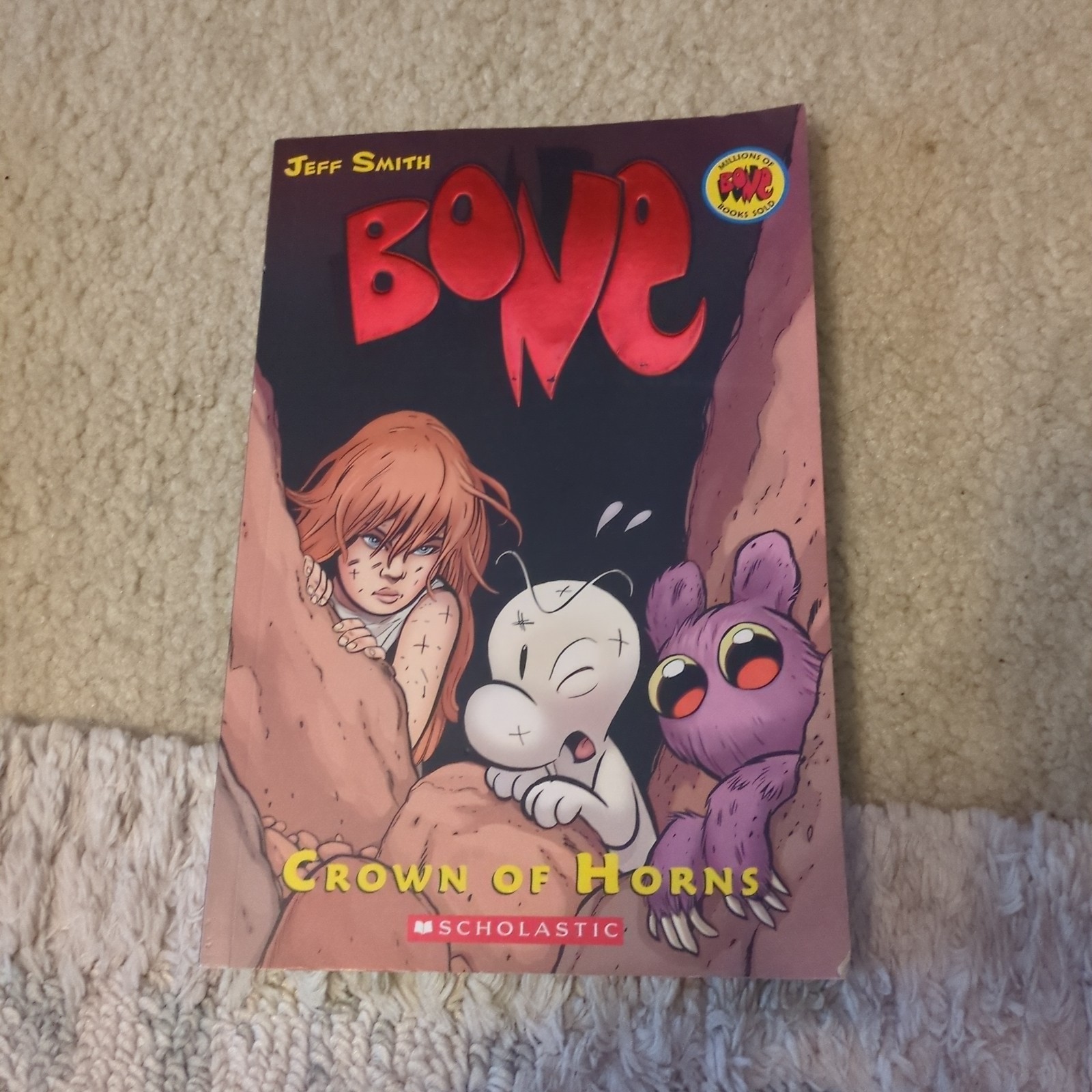 Lot 8 Bone Graphic Novels: Books 3-9 + Rose VG Cnd Jeff Smith
