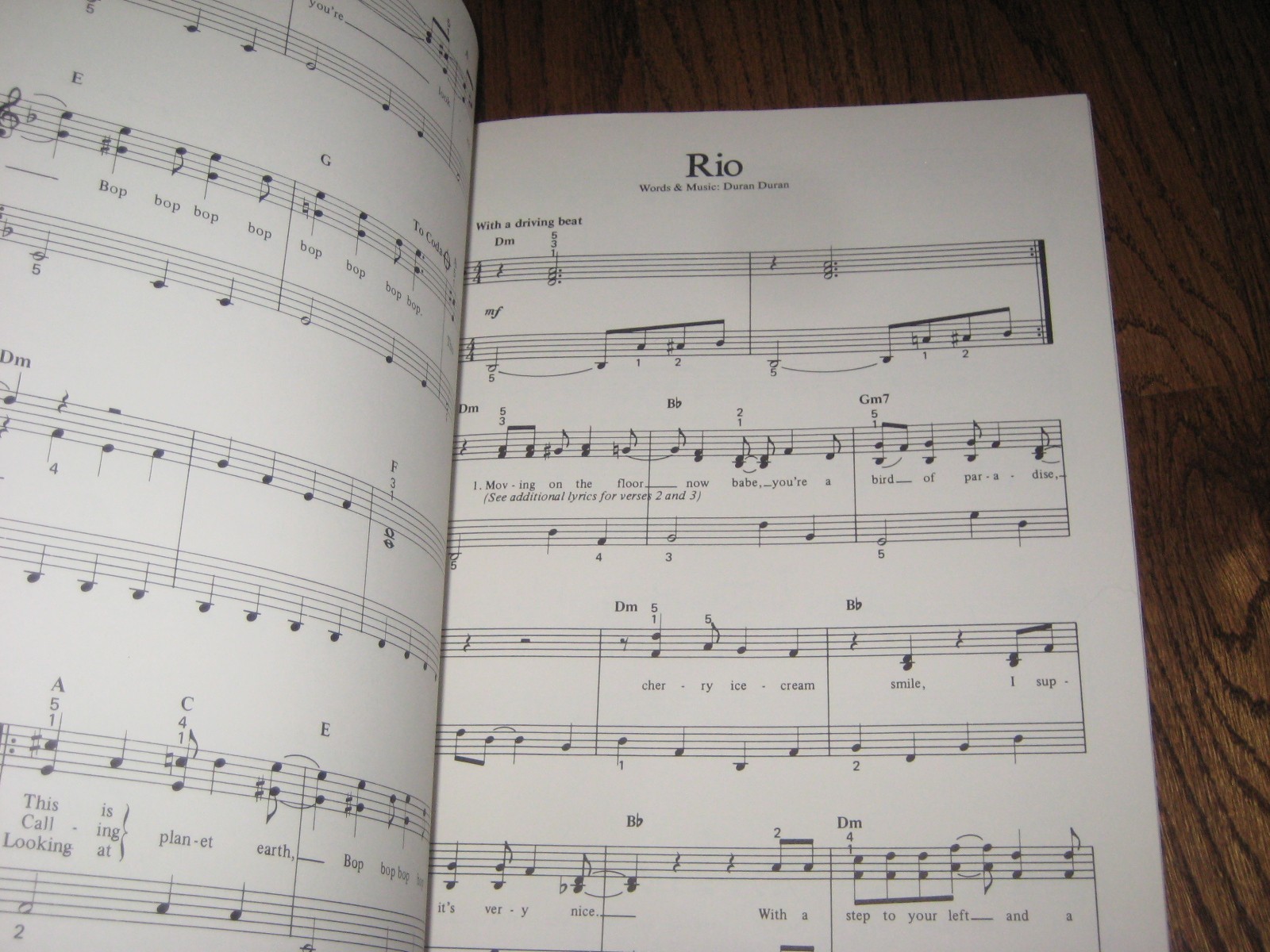 It’s Easy To Play Duran Duran Music Piano Book 47 pages! Rio Wild Boys
