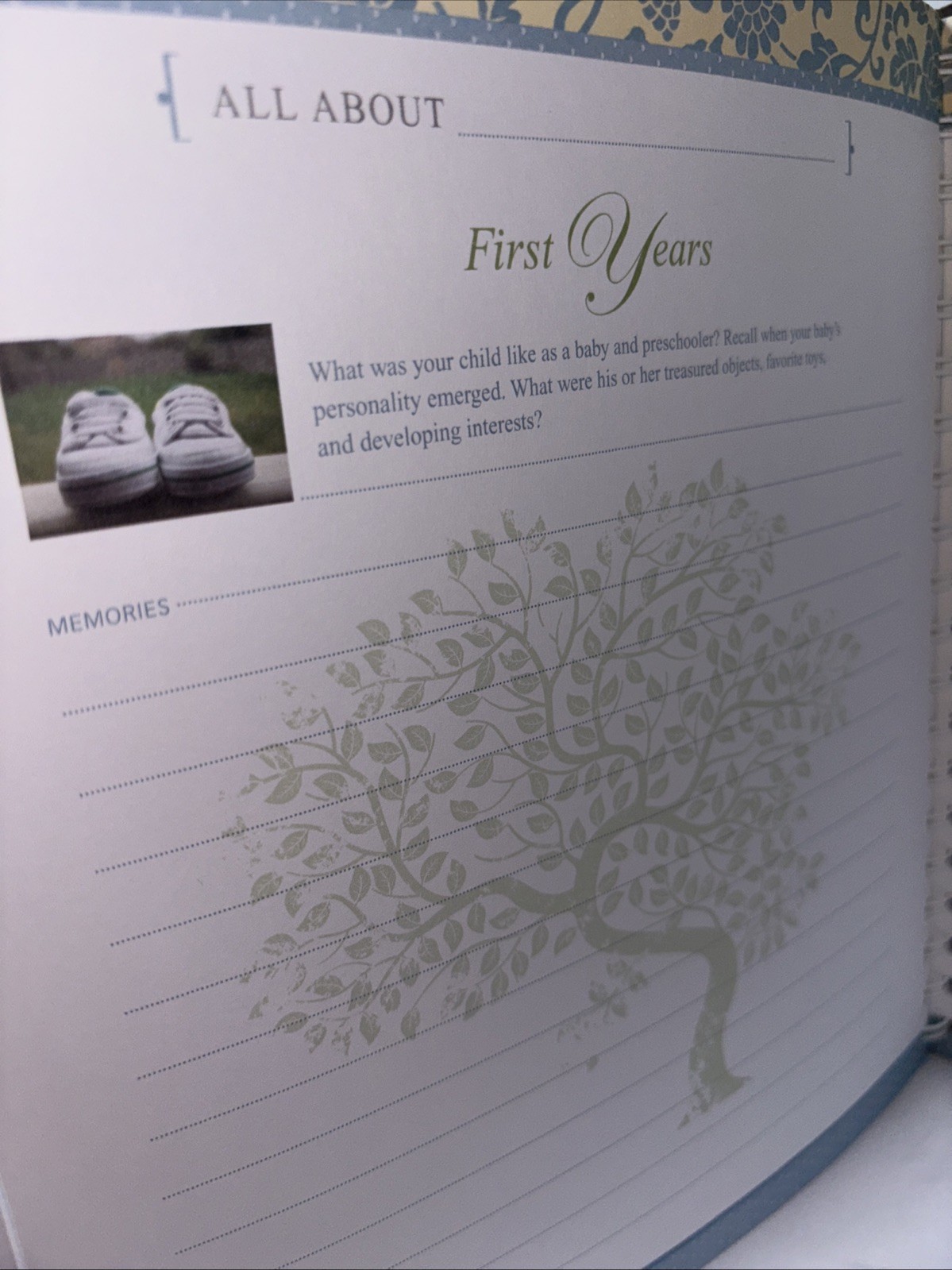 Grandparent’s Book of Shared Memories, Hardback, Keepsake, 10.5×9.75” Unused