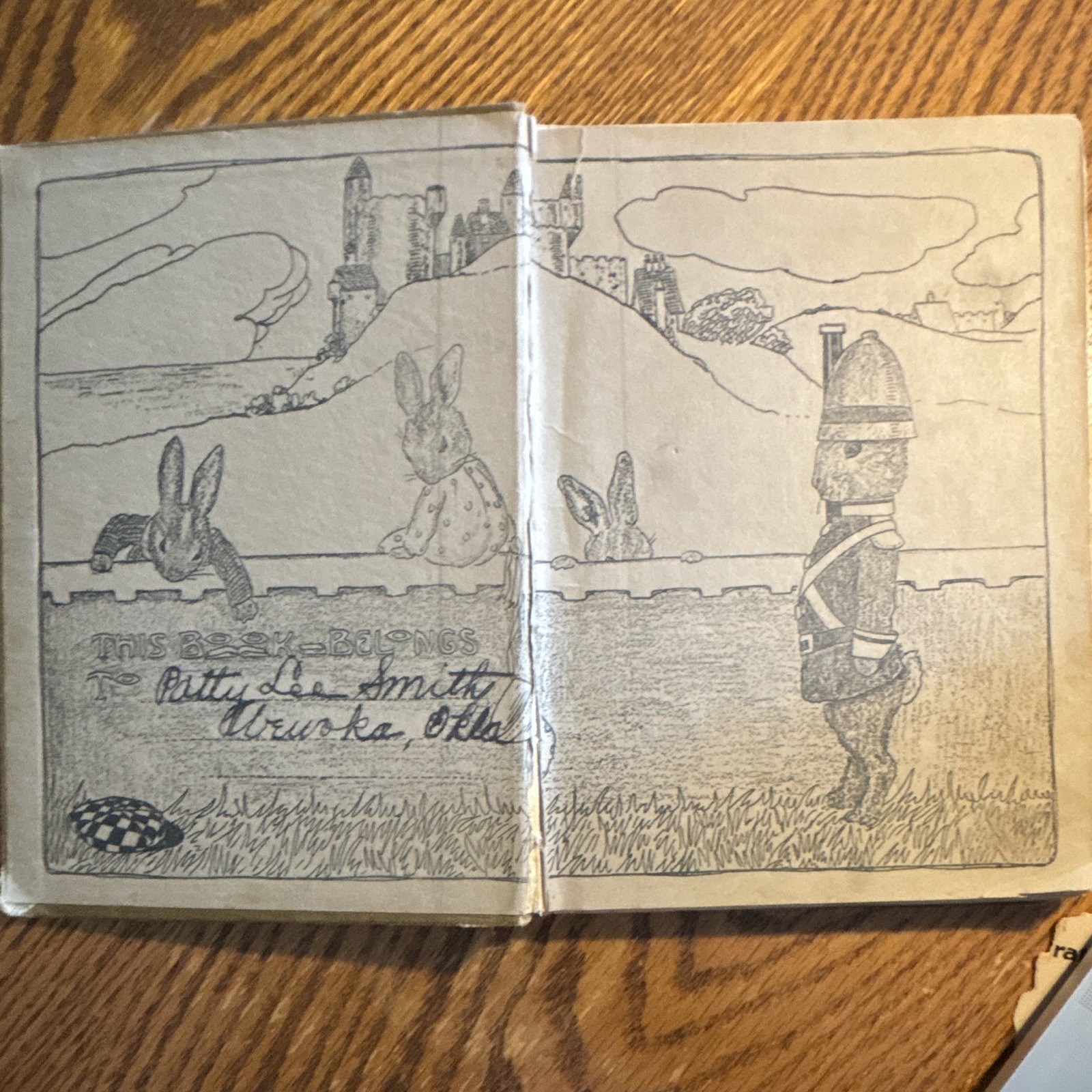 Joseph C. Sindelar Nixie Bunny in Manners-Land Beckley-Cardy HC Illus 1917