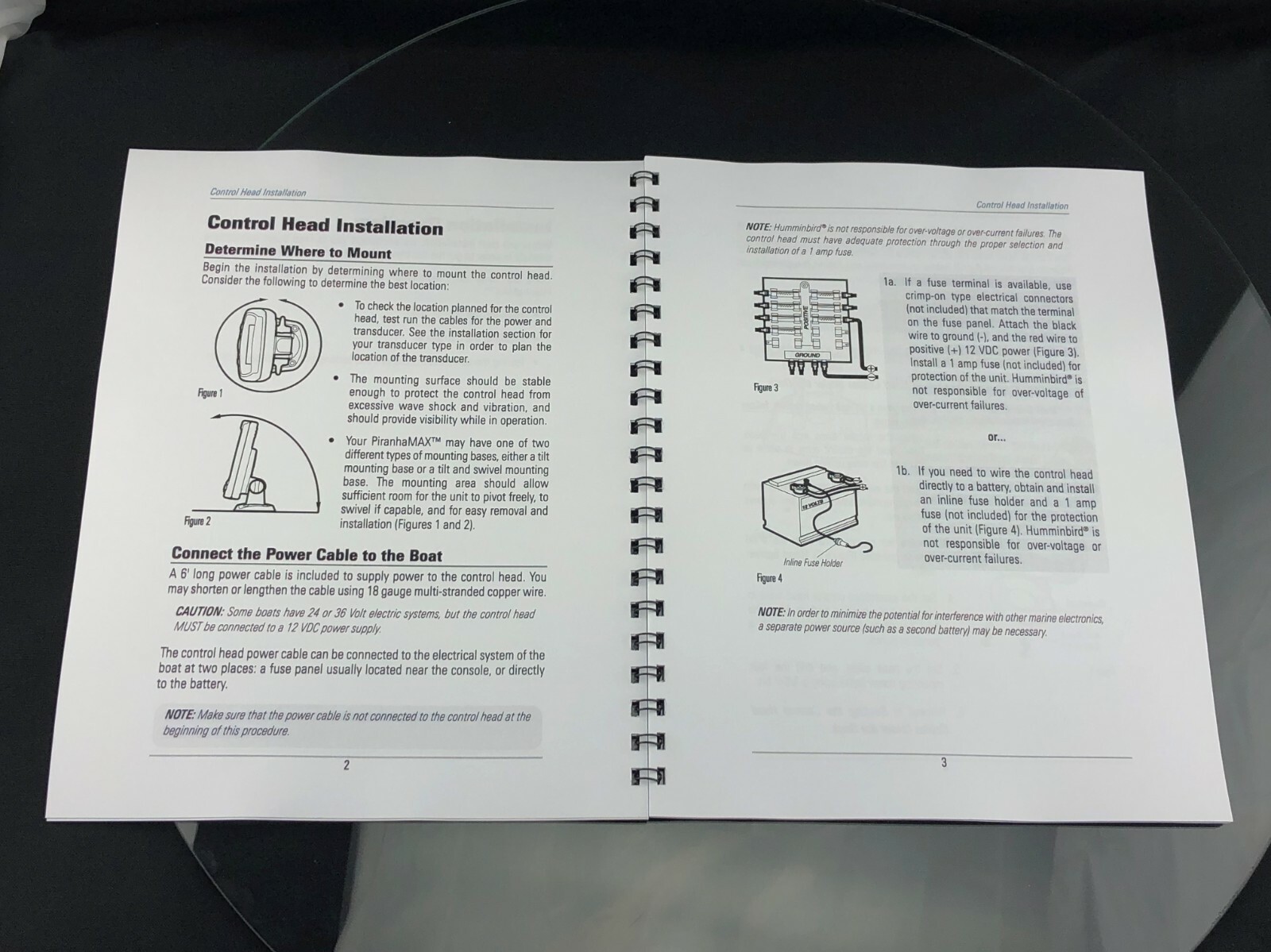Humminbird Piranha MAX 150 160 170 180 190c Operators Manual User Instructions