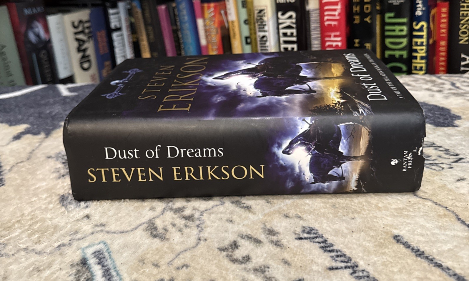 Dust of Dreams – Steven Erikson (Hardcover) Bantam First Edition/Print, Ex-Lib.