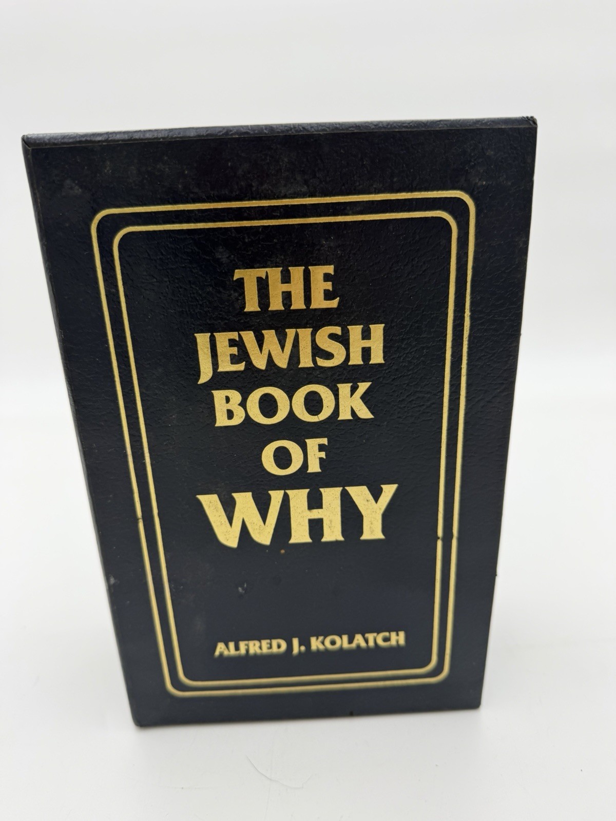 The Jewish Book of Why Alfred J Kolatch Slip Case 2 Volume Set Leather Slipcase