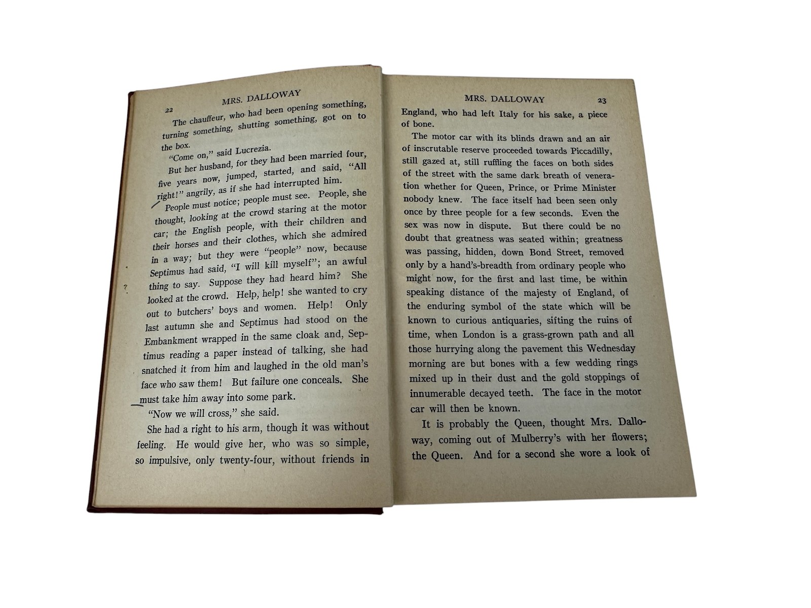 Mrs. Dalloway by Virginia Woolf The Modern Library 1928 Hardcover Vintage Novel