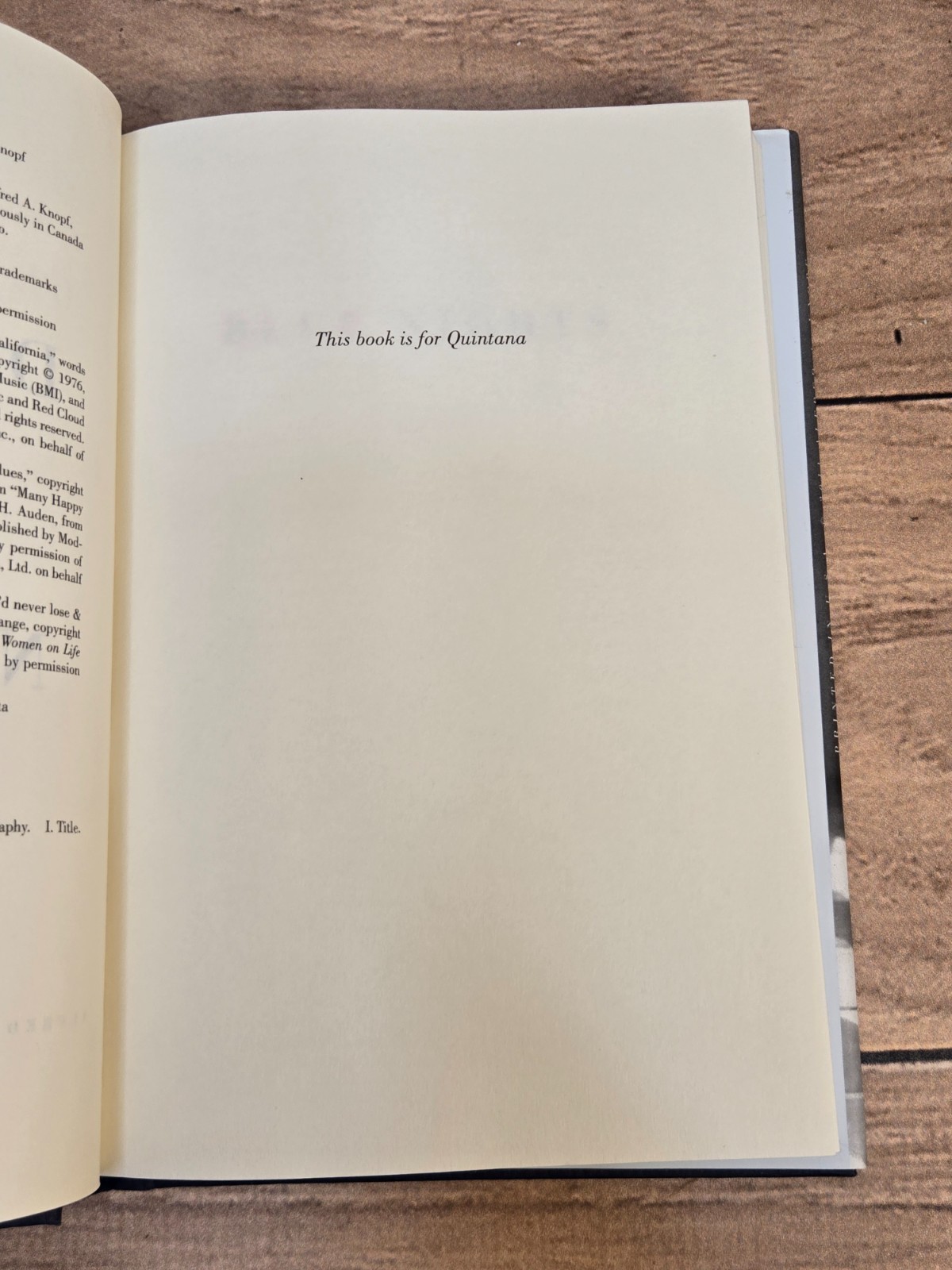 BLUE NIGHTS by Joan Didion 2011 Knopf FIRST EDITION hardcover GRIEF MEMOIR