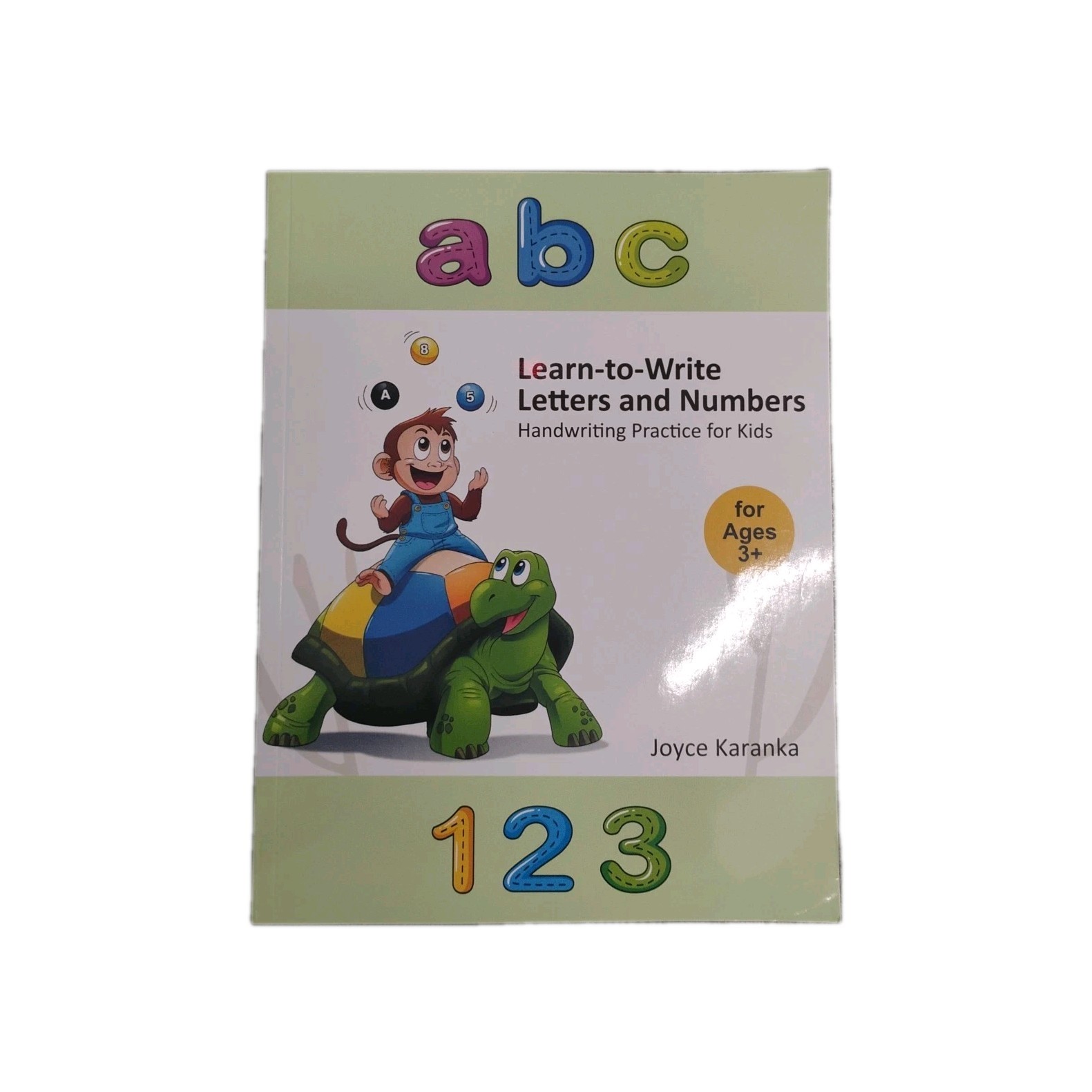 Learn-to-write Letters And Numbers: Handwriting Practice For Kids / Kindergarten