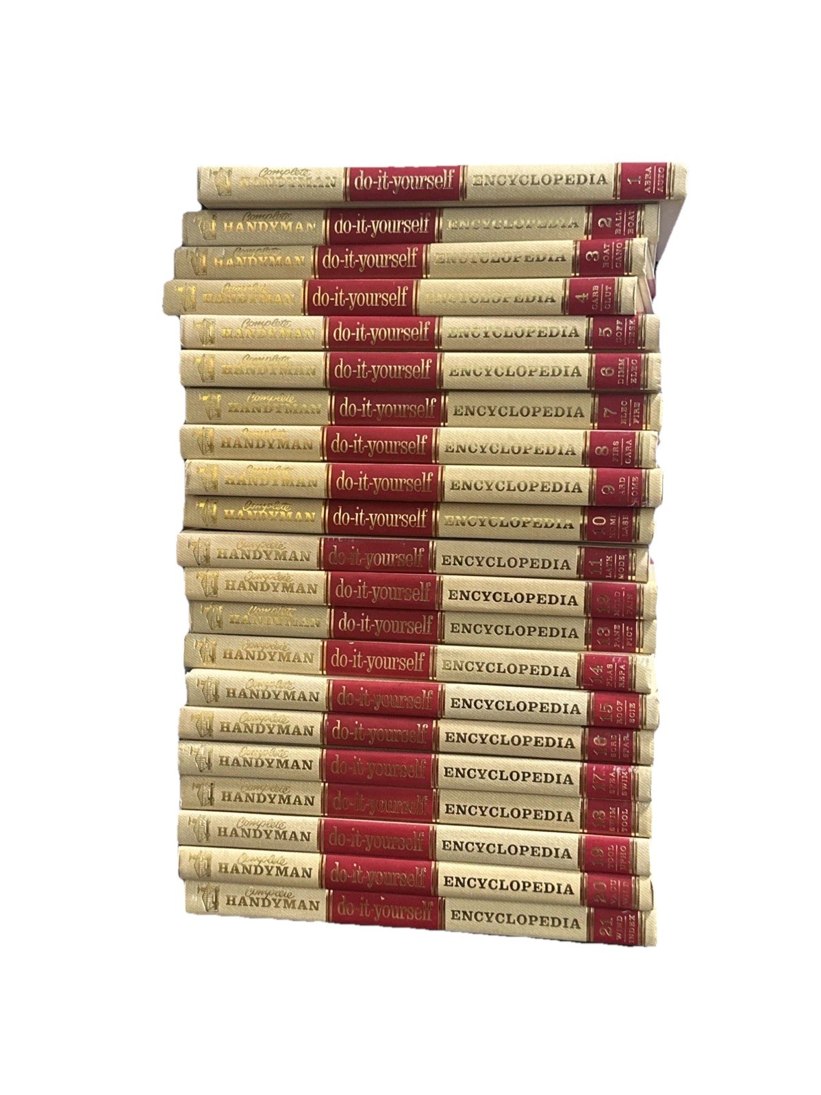 Complete Handyman 1975 Science Mathematics Do-It-Yourself Encyclopedia Vol 1-21