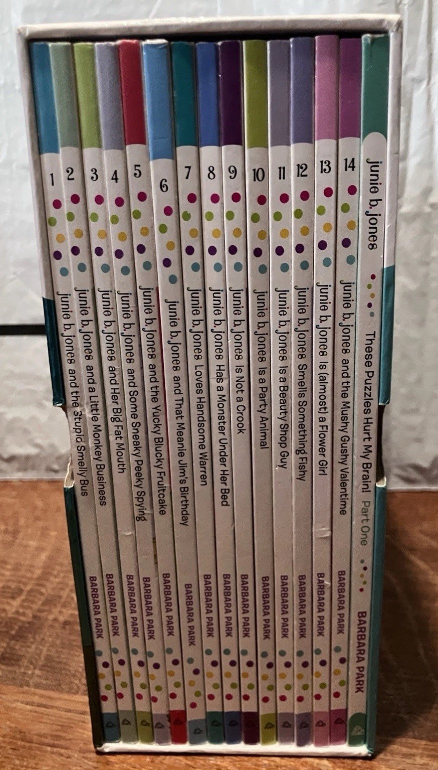 👧 JUNIE B. JONES Puzzle BOX SET CHAPTER BOOKS #1-14 BY BARBARA PARK AGES 6-9