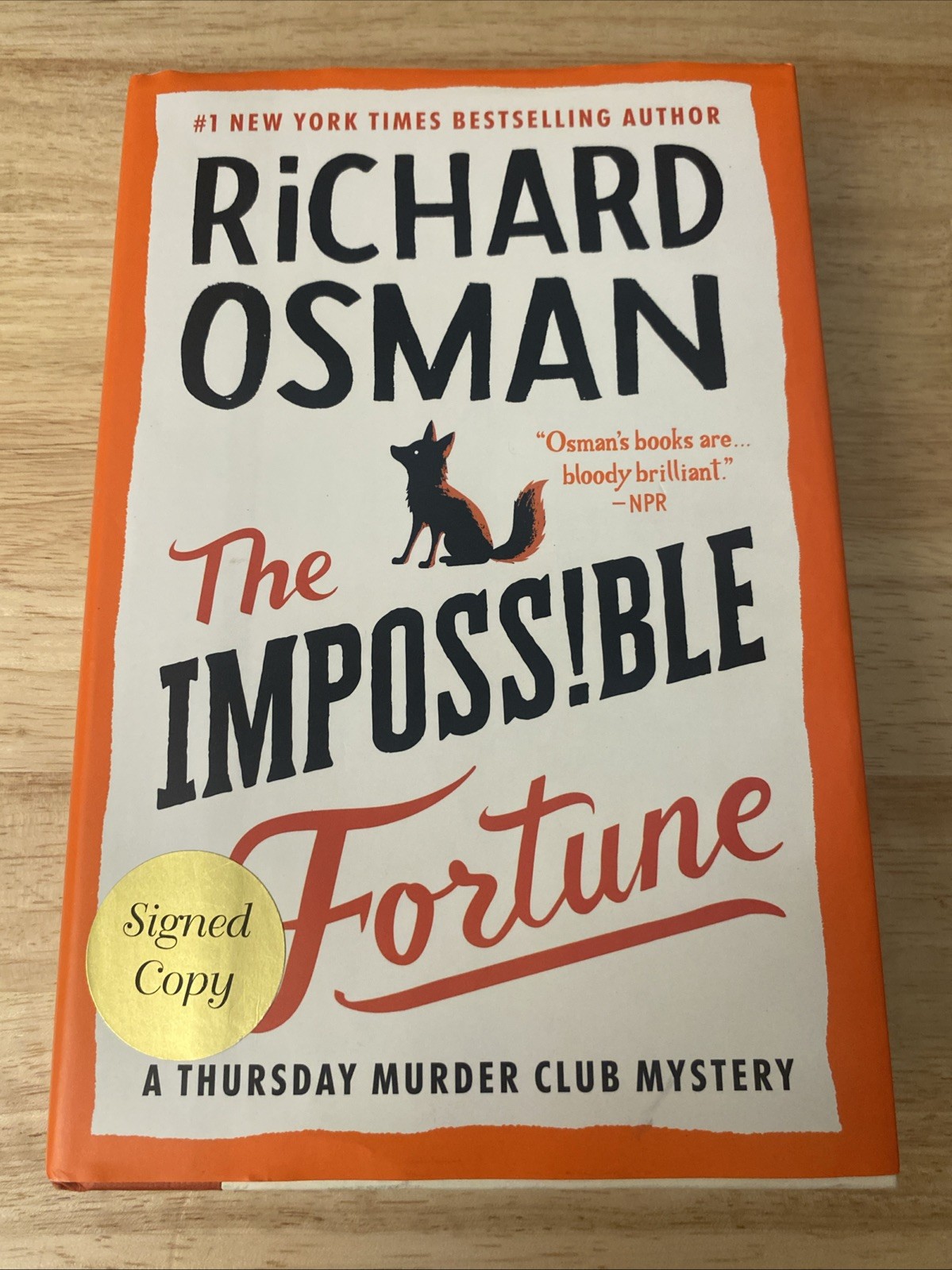 SIGNED – The Impossible Fortune A Thursday Murder Club Mystery