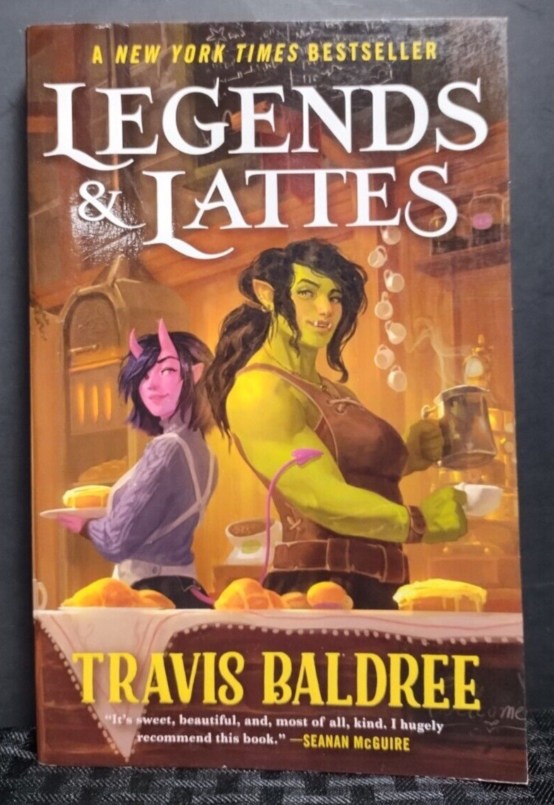 Legends and Lattes Travis Baldree 2022 Cozy Fantasy Hardcover VG