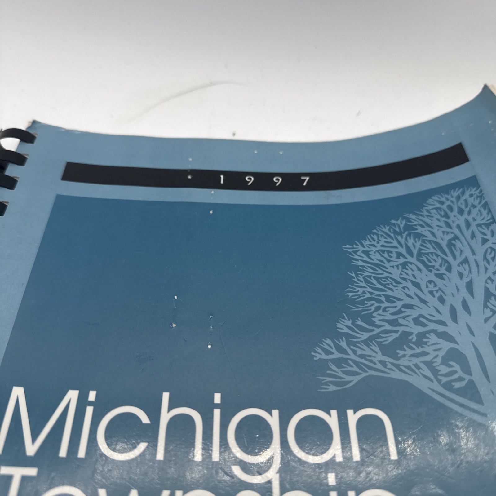 1997 State of Michigan Township Officials Directory spiral Bound Book 232 Pages