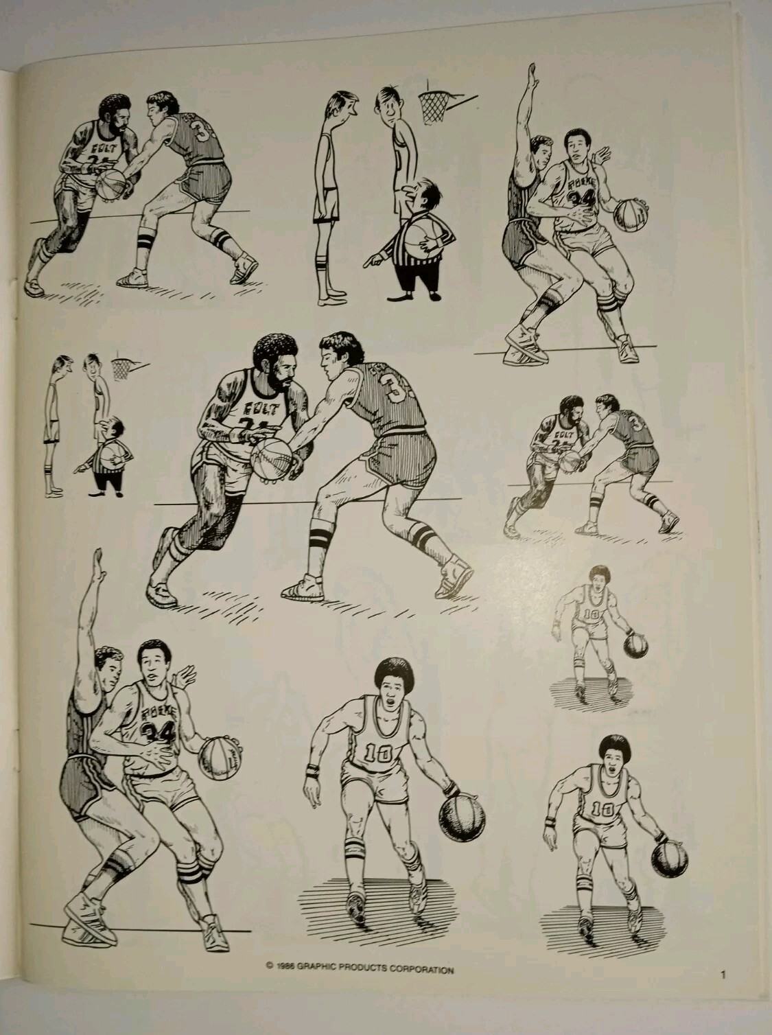 31 PAGES SPORTS, 306, GRAPHIC SOURCE CLIP ART, GRAPHIC PRODUCTS CORPORATION 1986