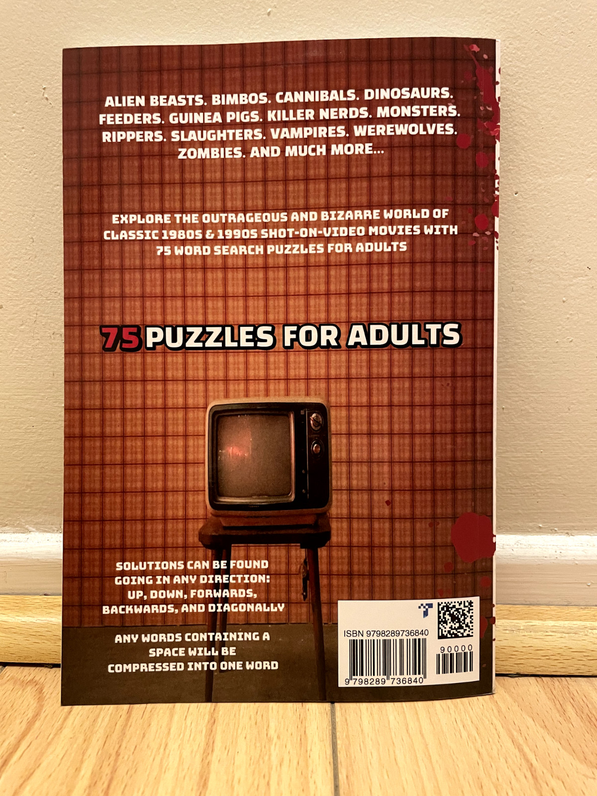 SOV SHOT ON VIDEO MOVIES (1980s & 1990s) Word Search Book – Polonia Brothers VHS