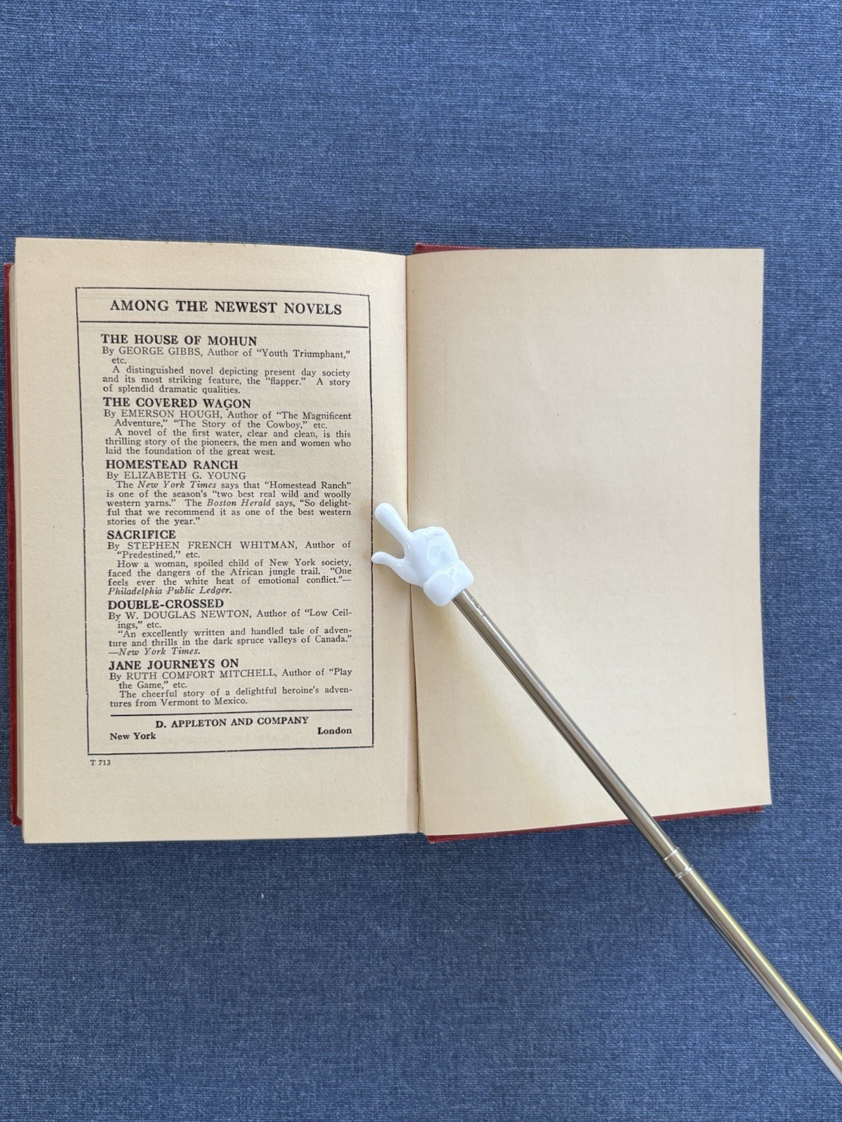 FAIR HARBOR by Joseph C. Lincoln, 1922 first edition, D. Appleton and Company