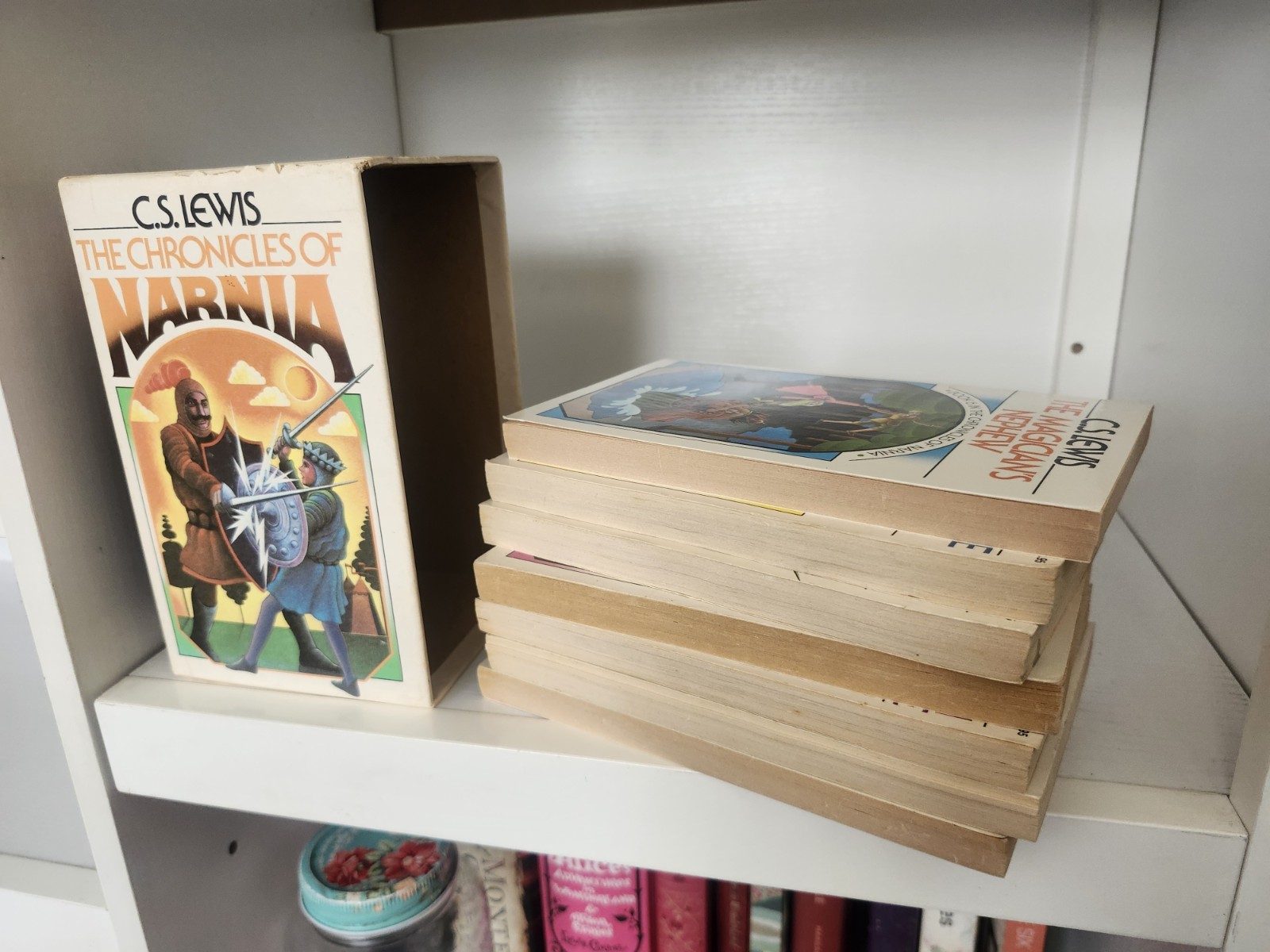 LOTR Box Set 1982 and Chronicles of Narnia Box Set 1978 Vintage Books