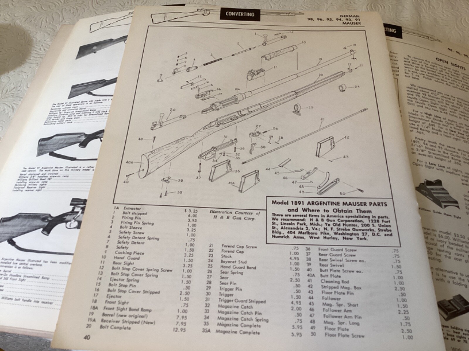 How to Convert Military Rifles, 1967 by Williams Gun Sight Co.; 76 pages