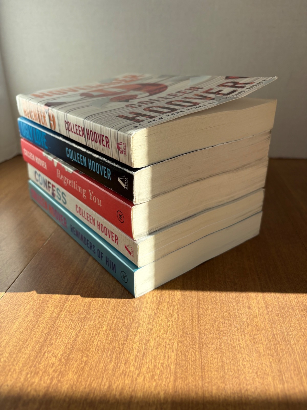 Colleen Hoover Lot of 5 Trade Paperbacks (See photos for titles)