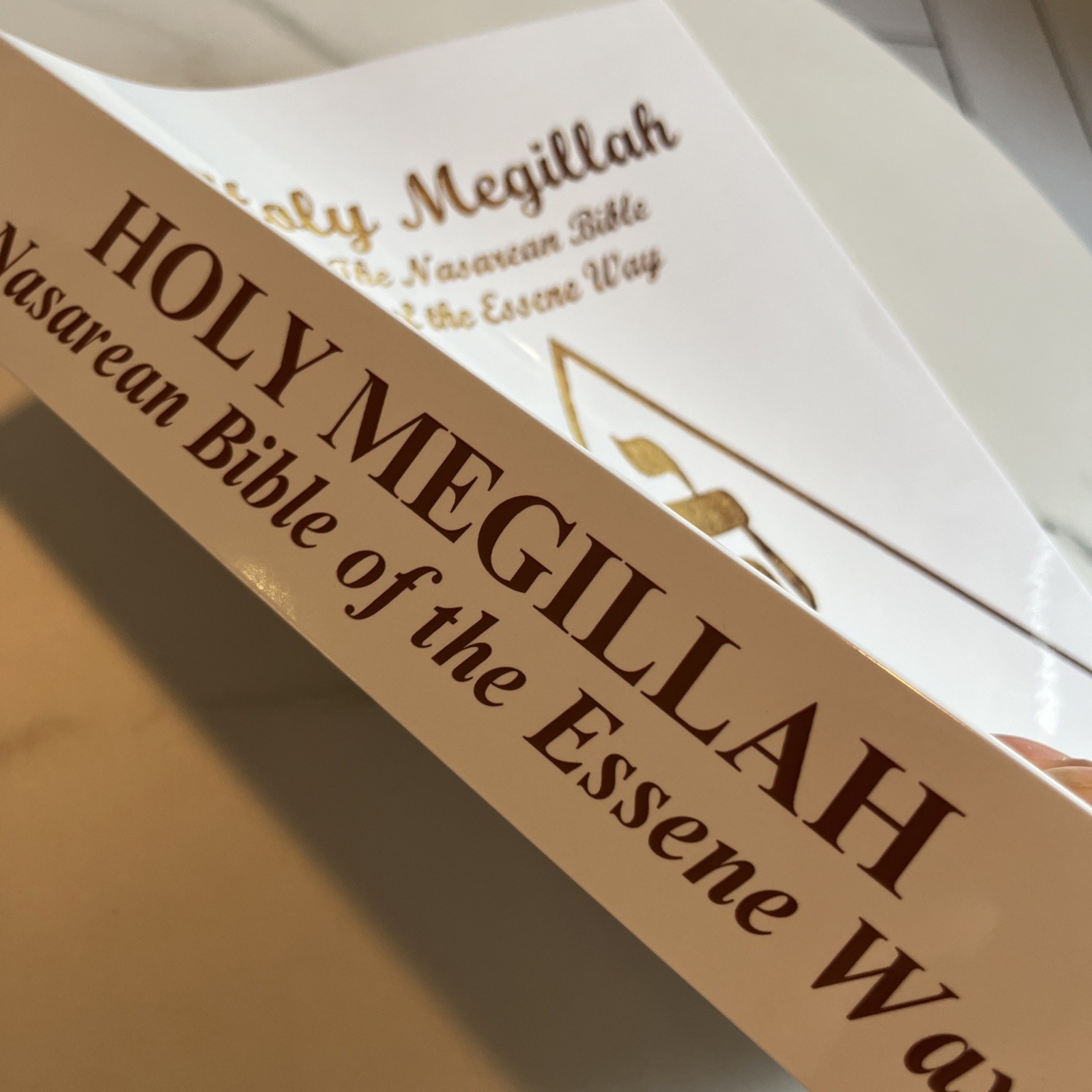 holy megillah, the nasarean bible of the essene way,Large Reprint 8.5*11.5”, PB