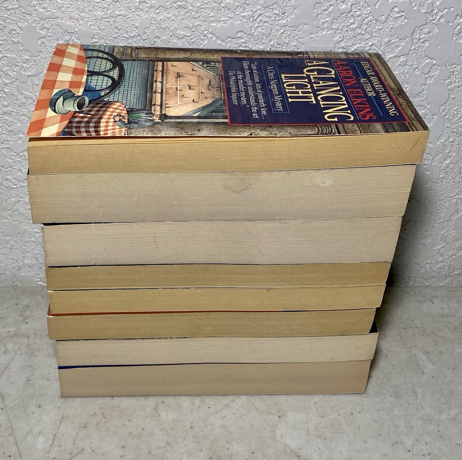 Aaron Elkins Book Lot of 8 Volumes Paperback Mystery Crime Suspense Novels