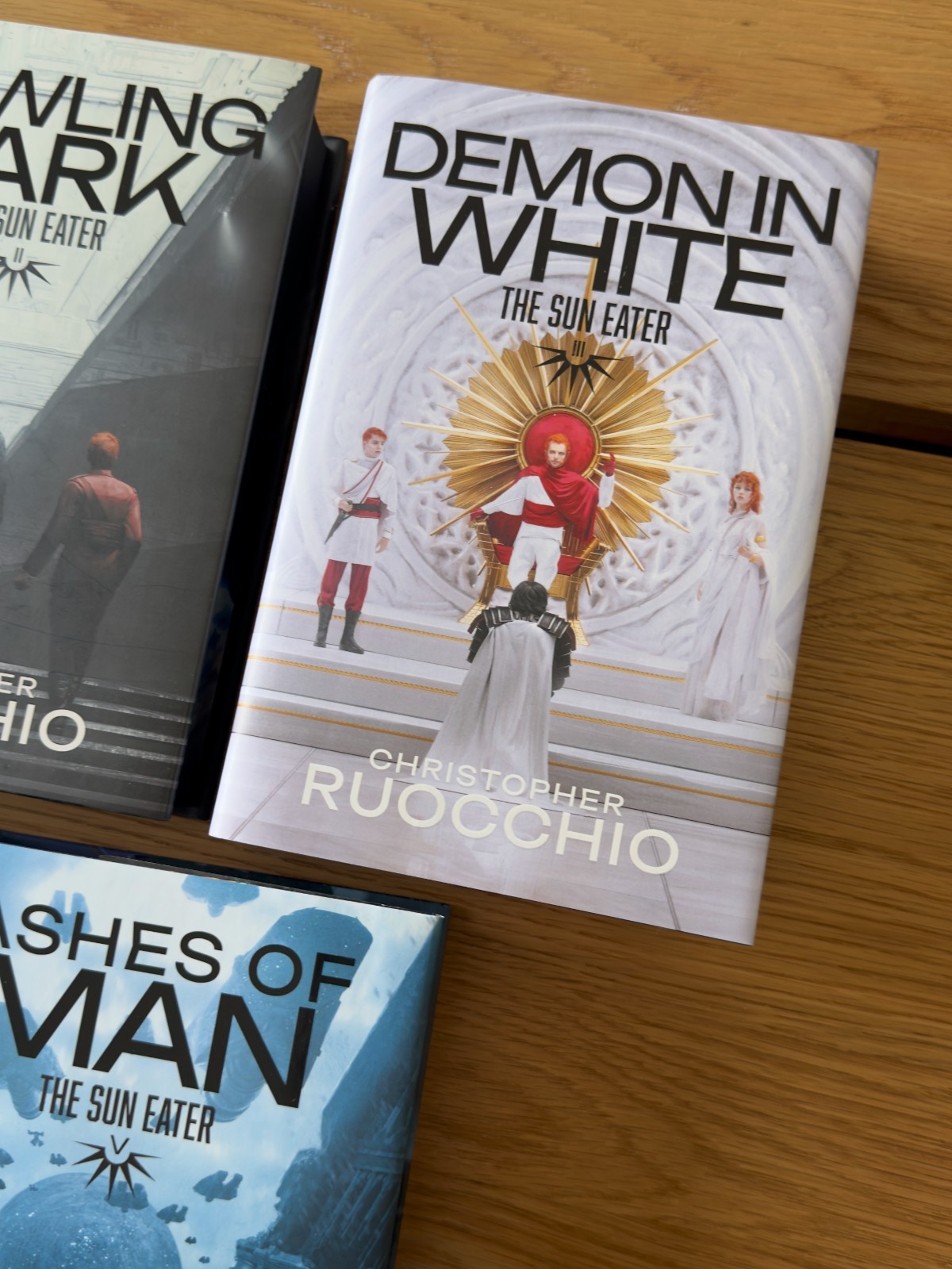 The Sun Eater Series SIGNED by Christopher Ruocchio Broken Binding Hardcovers