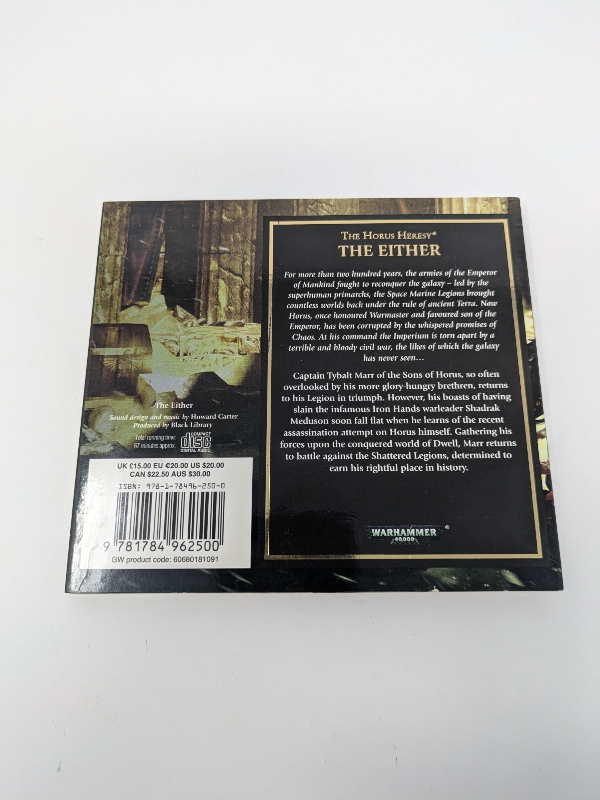 The Either The Horus Heresy Books Warhammer 40K Audiobook CD Black Library