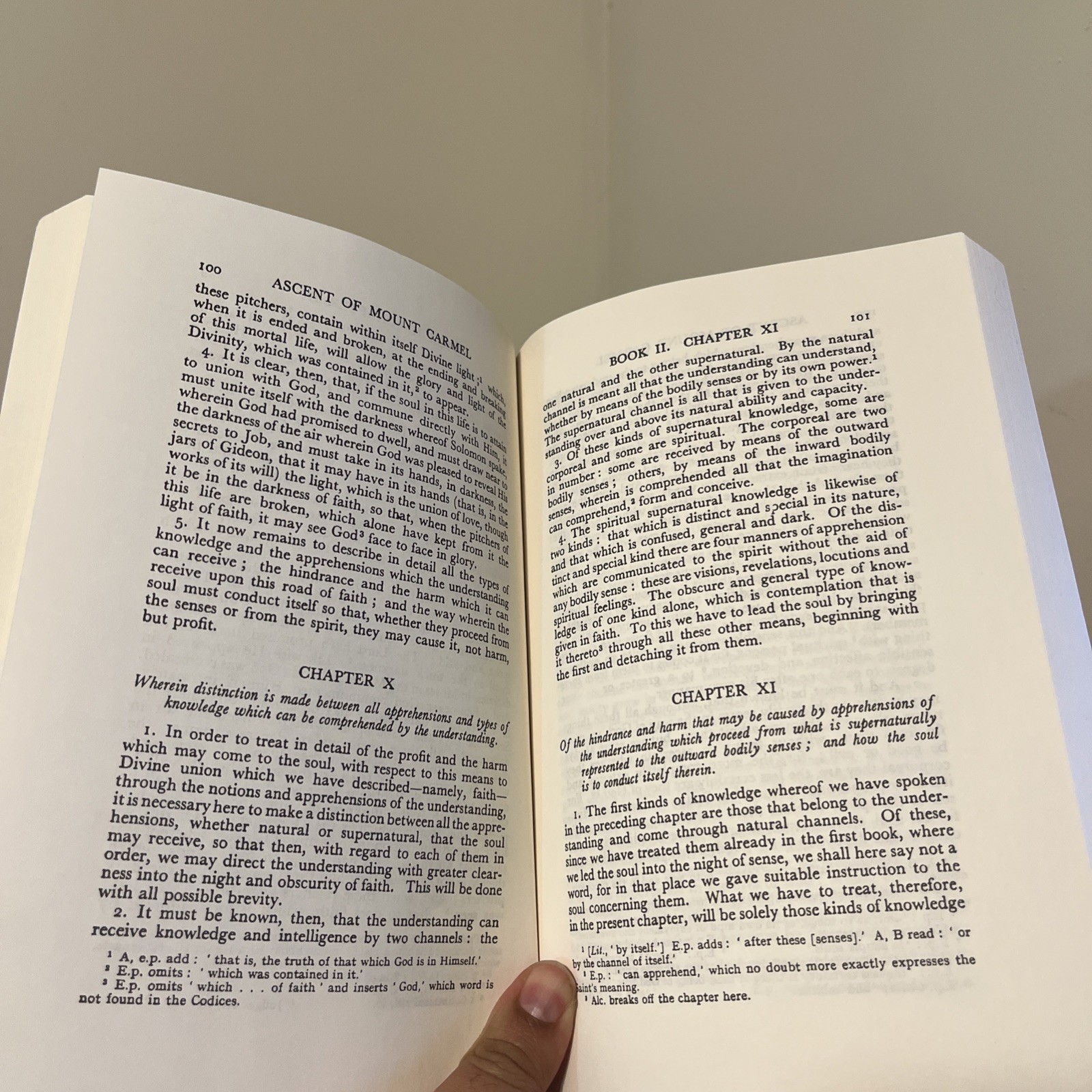 Ascent of Mount Carmel Spiritual Classic Religious Book