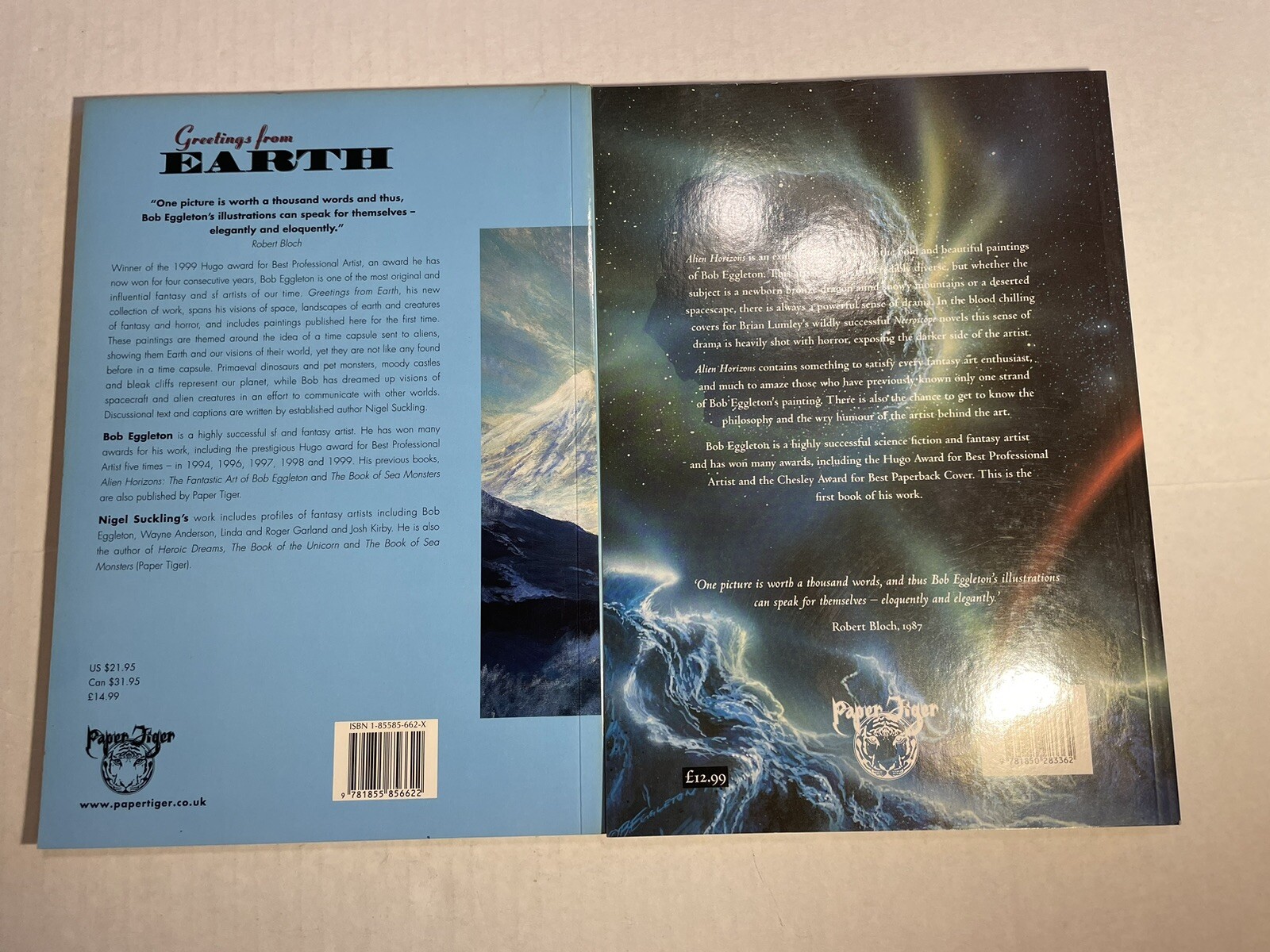 The Art Of Bob Eggleton Greetings From Earth And Alien Horizons SC