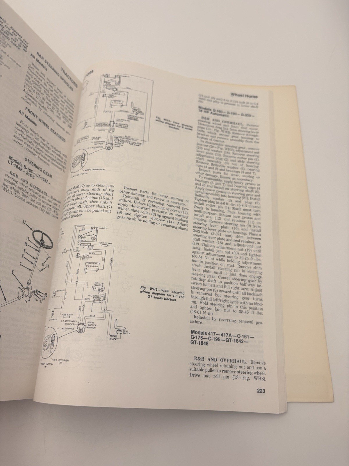 COMPACT TRACTOR SERVICE MANUAL TECHNICAL PUBLICATIONS BOOK VTG RARE