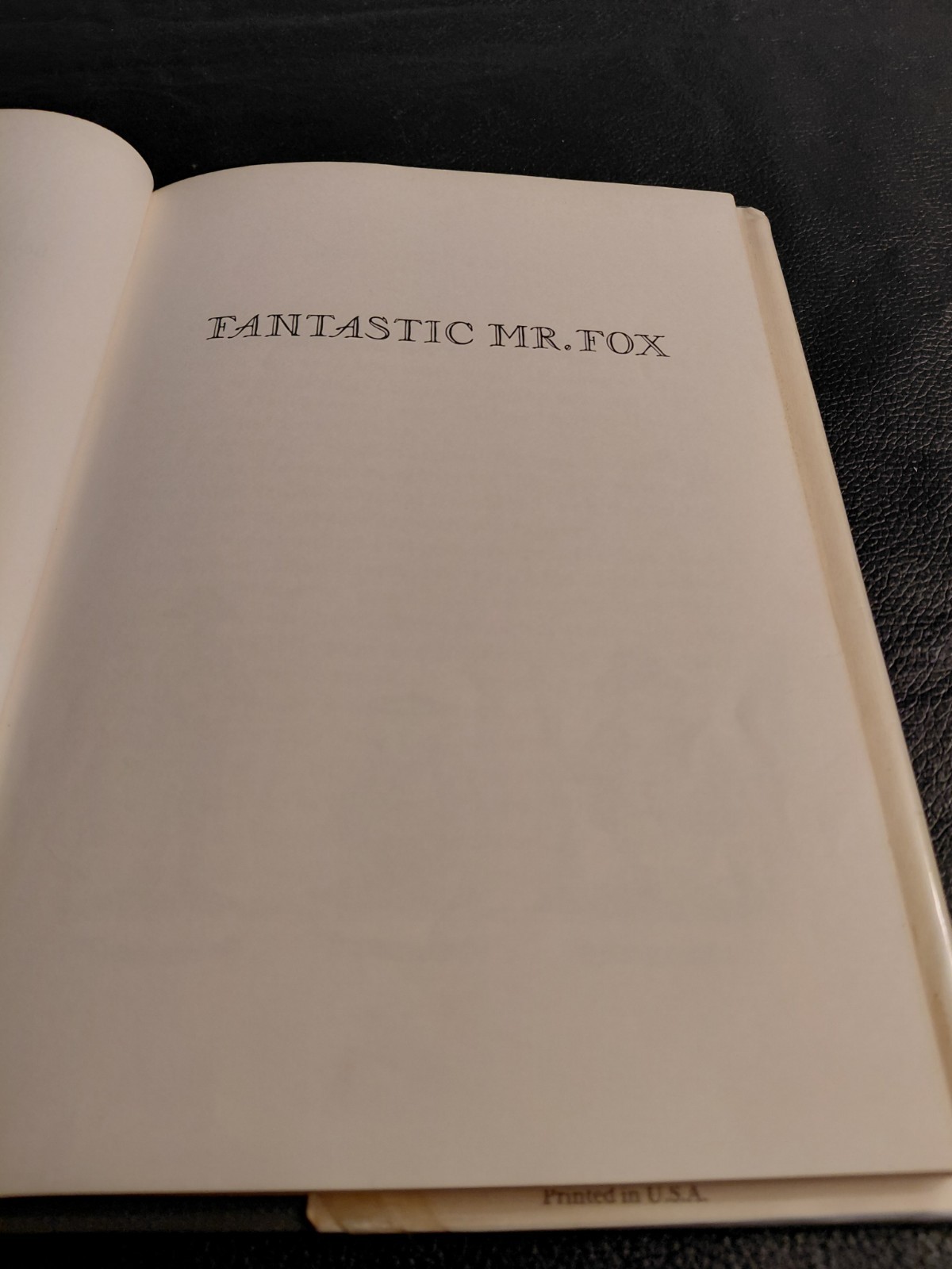 FANTASTIC MR. FOX by Roald Dahl 1970’s hard cover book Vintage EX-LIBRIS