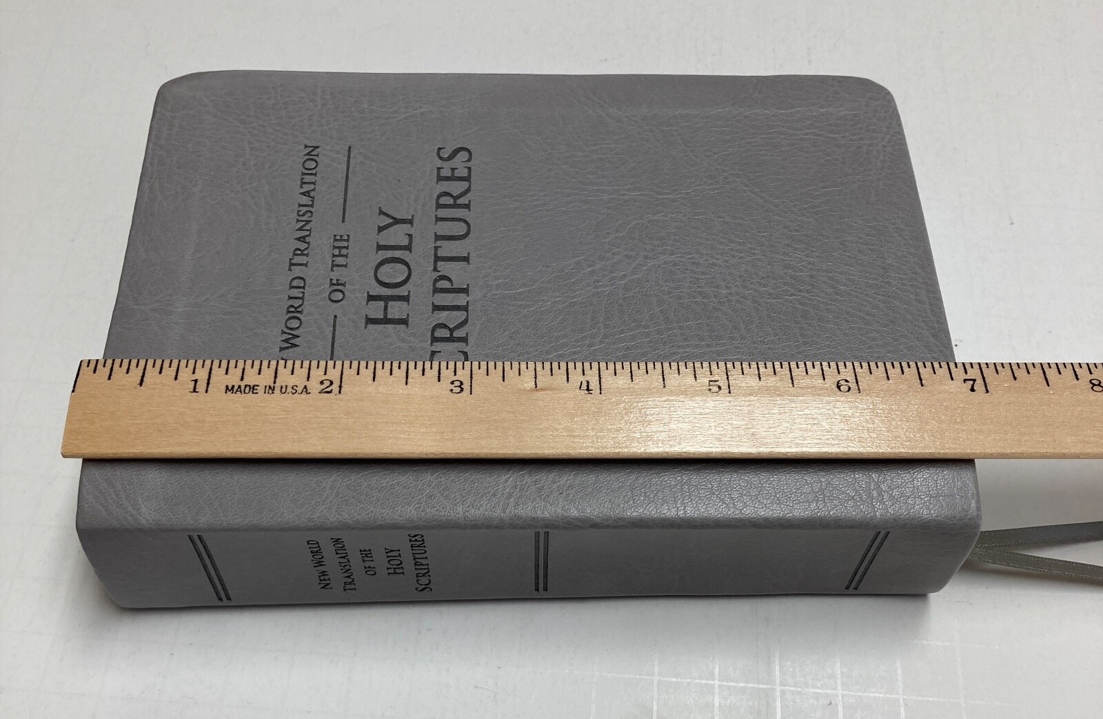 New World Translation of Holy Scriptures Bible 2015 Watchtower Grey Softcover